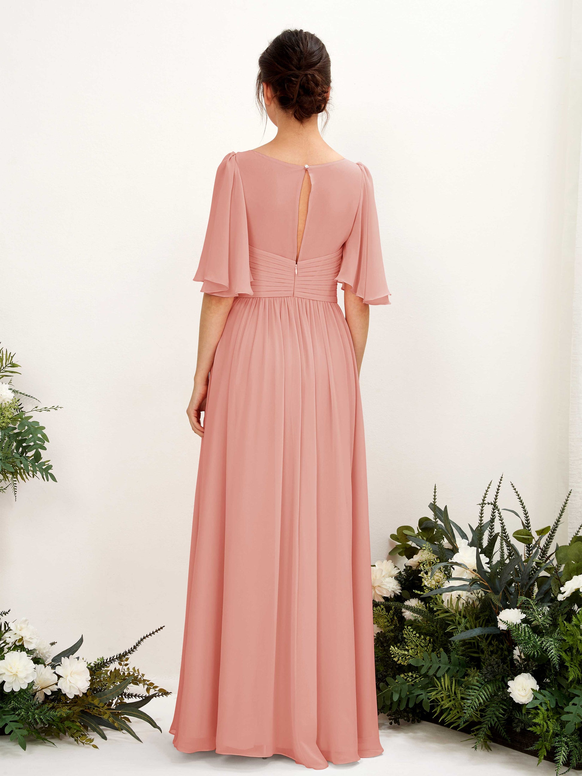 Odette Champagne Rose Maxi Dress