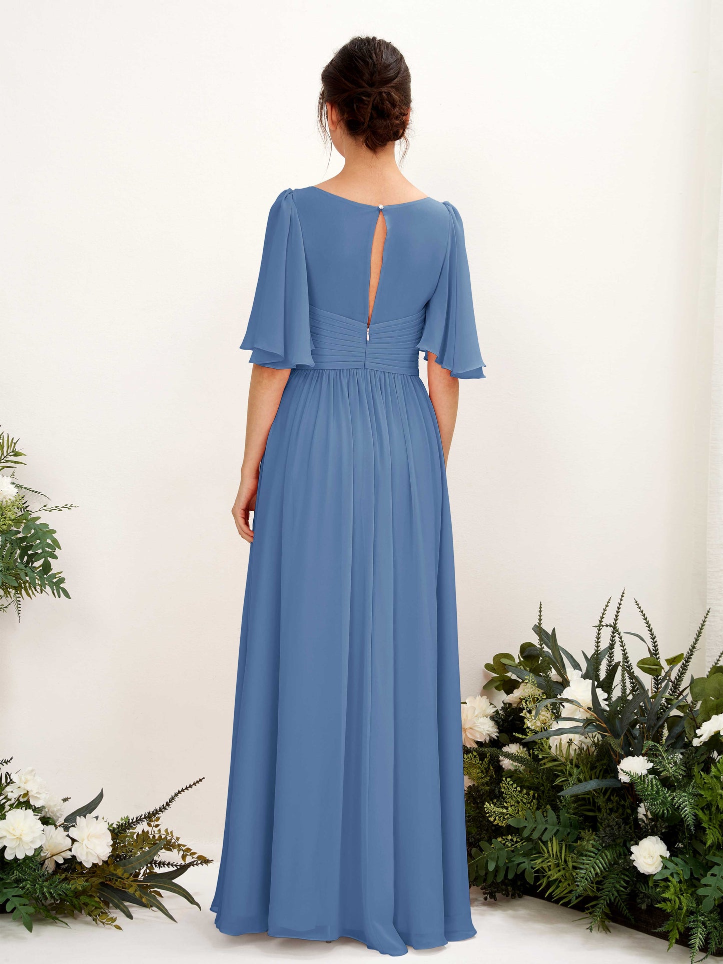 Odette Dusty Blue Maxi Dress