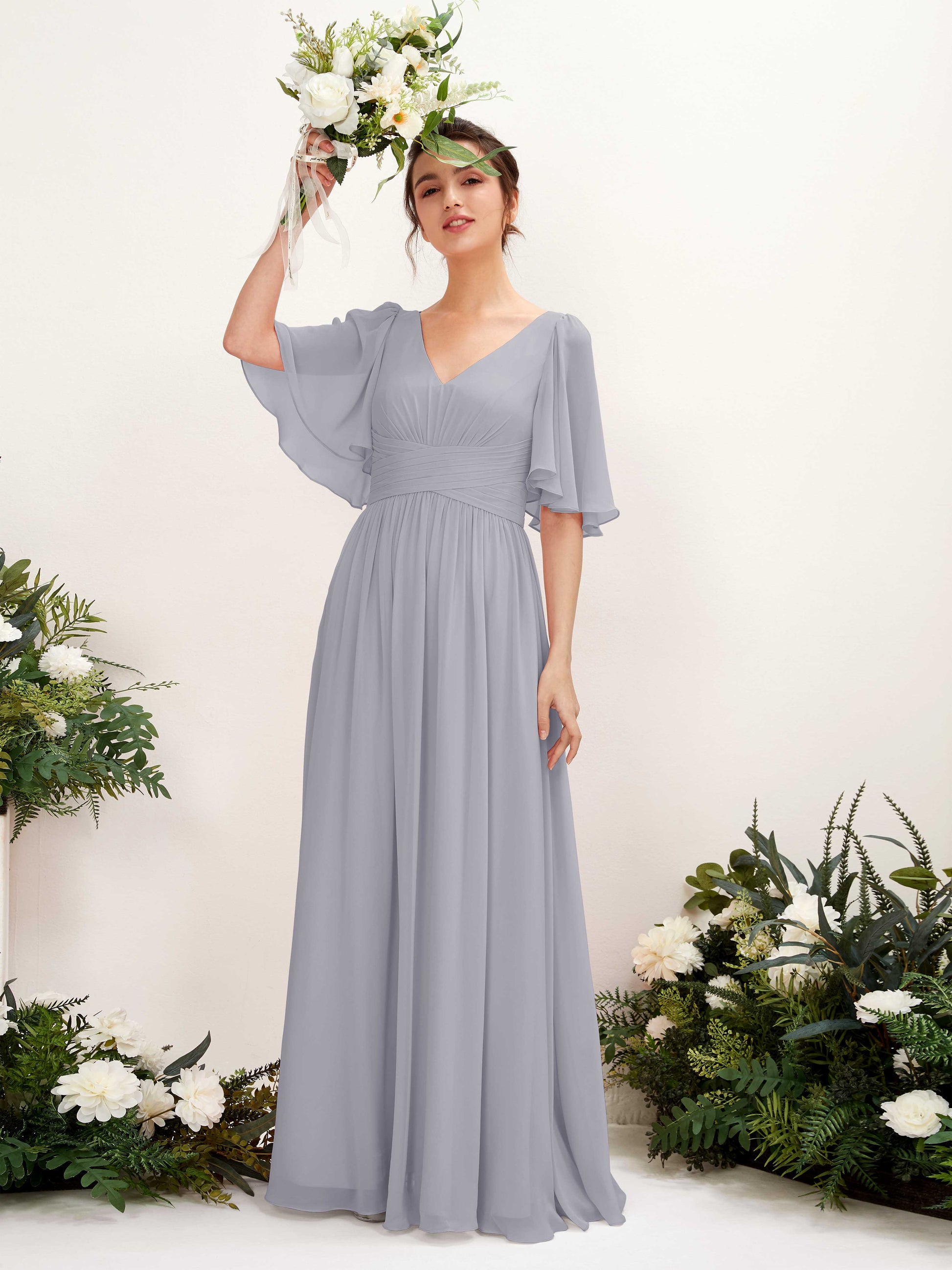 Odette Dusty Lavender Maxi Dress