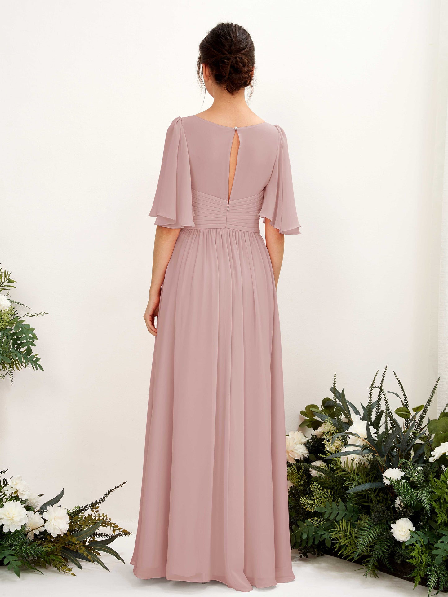 Odette Dusty Rose Maxi Dress