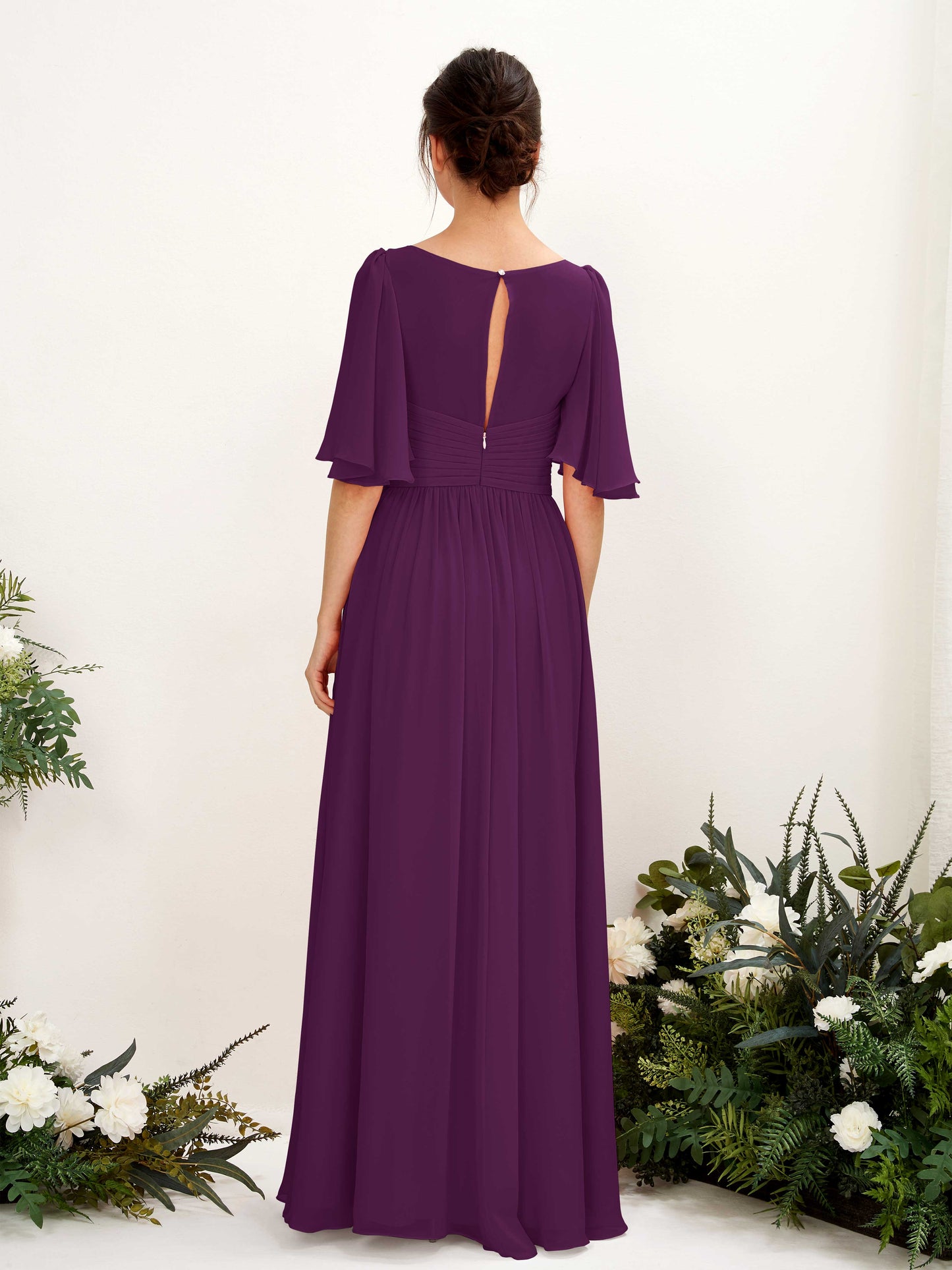 Odette Grape Maxi Dress