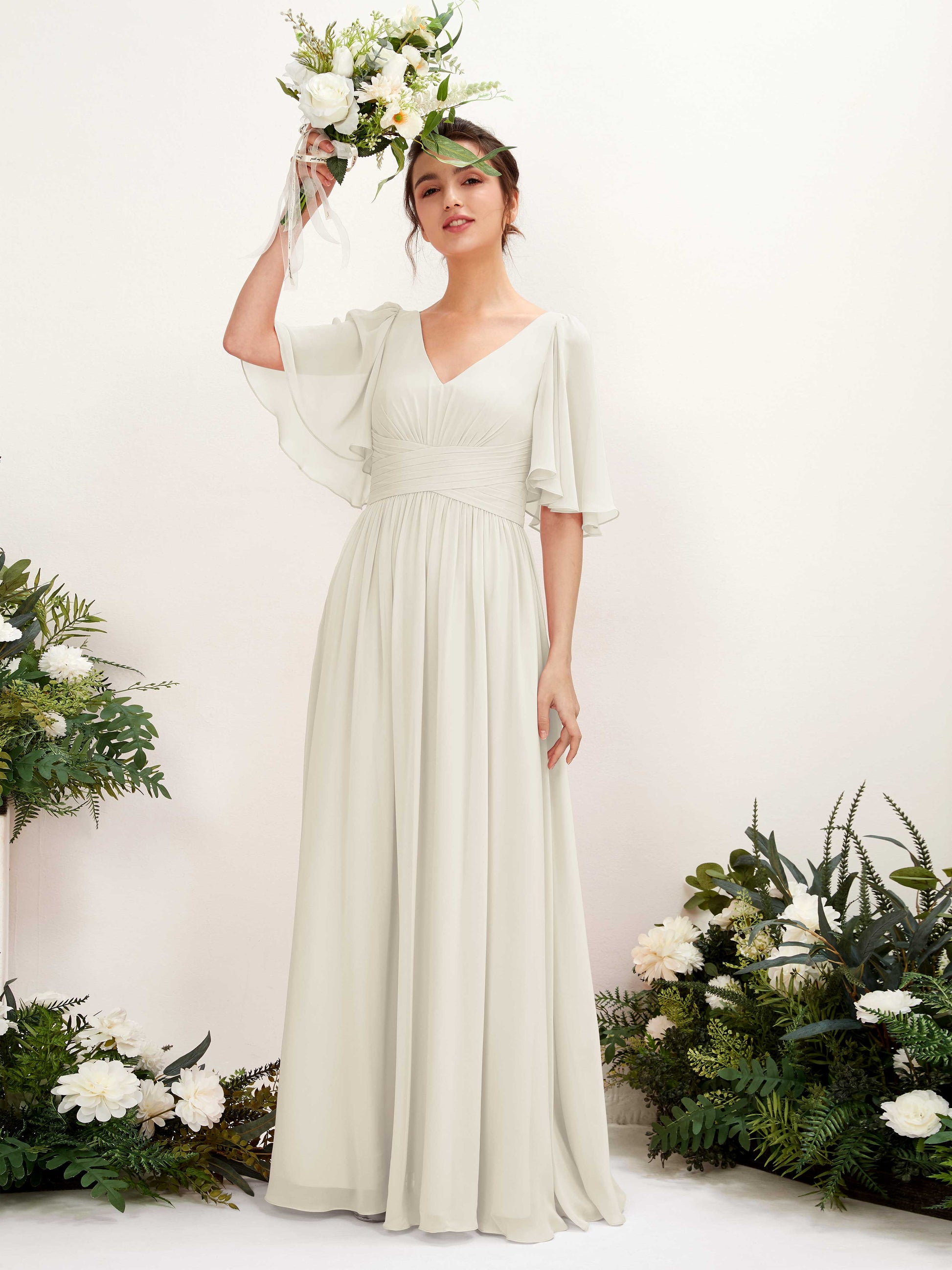 Odette Ivory Maxi Dress