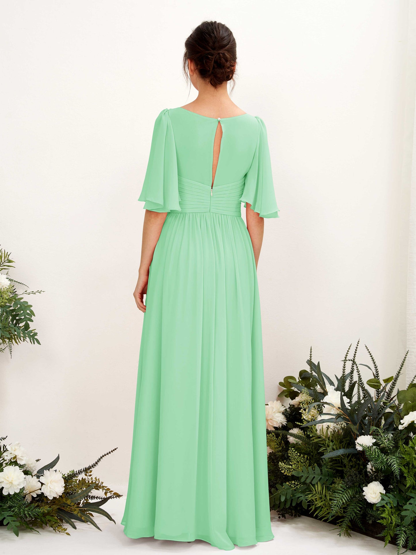 Odette Mint Green Maxi Dress