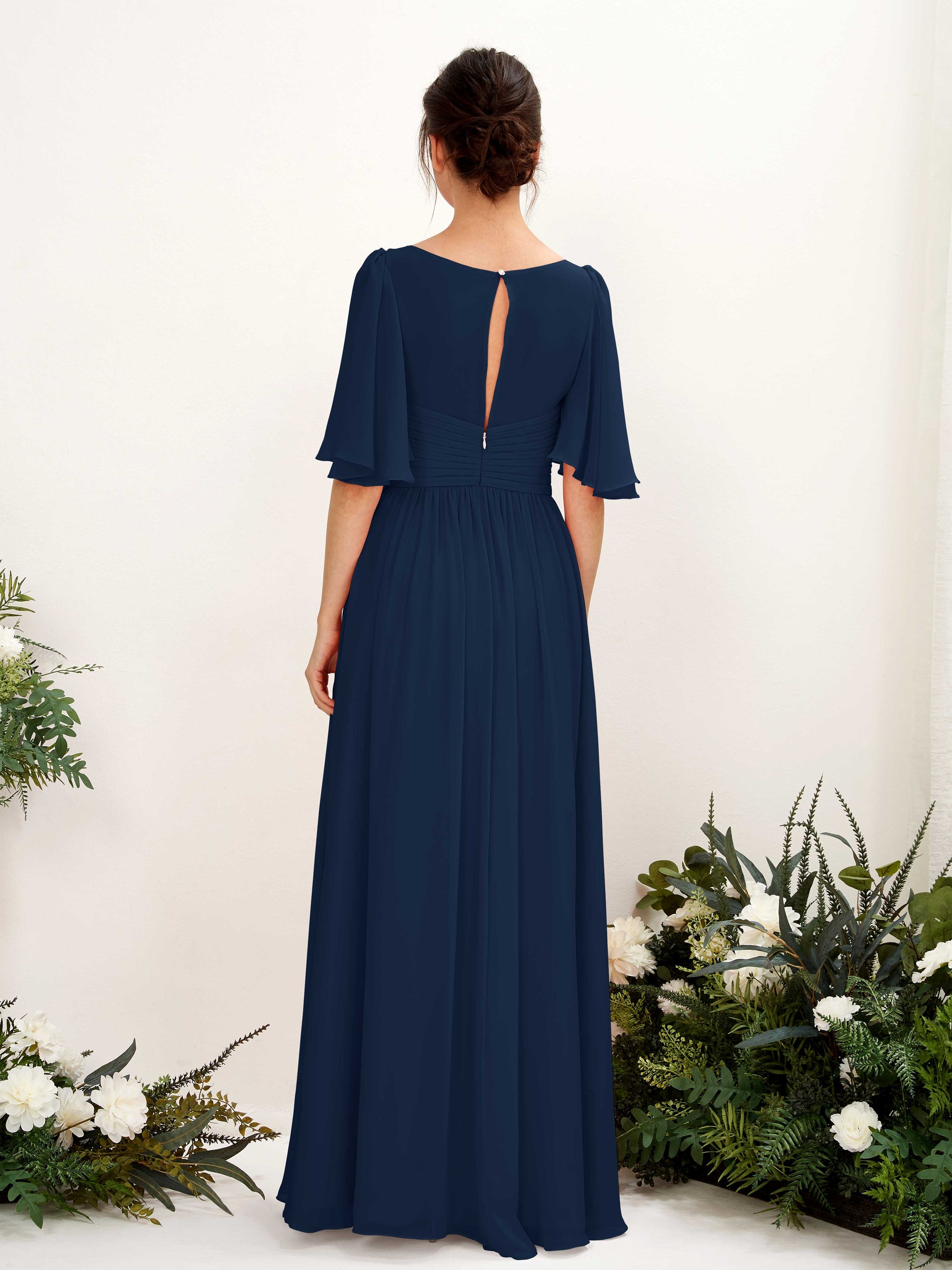 Odette Navy Maxi Dress