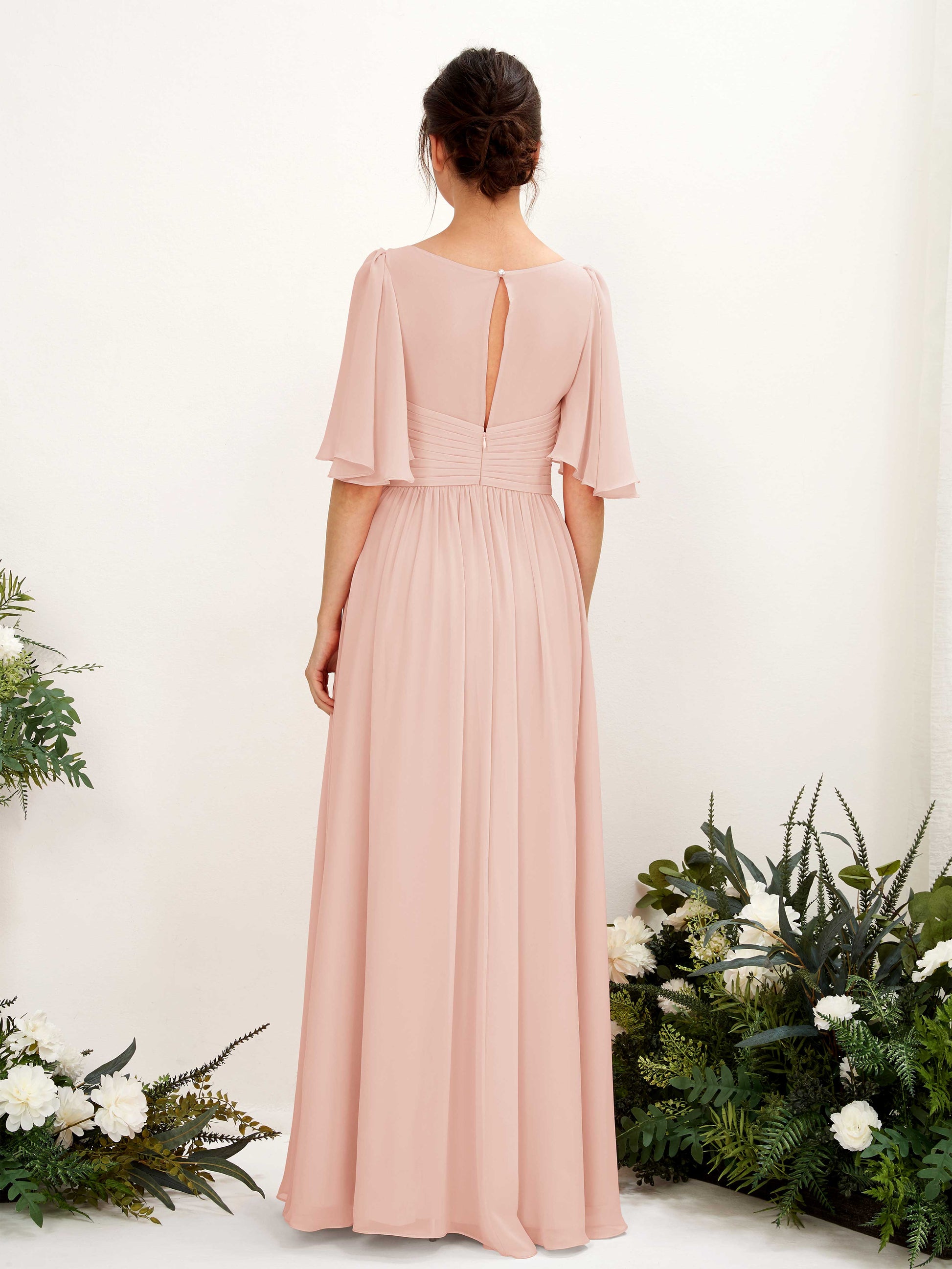 Odette Pearl Pink Maxi Dress