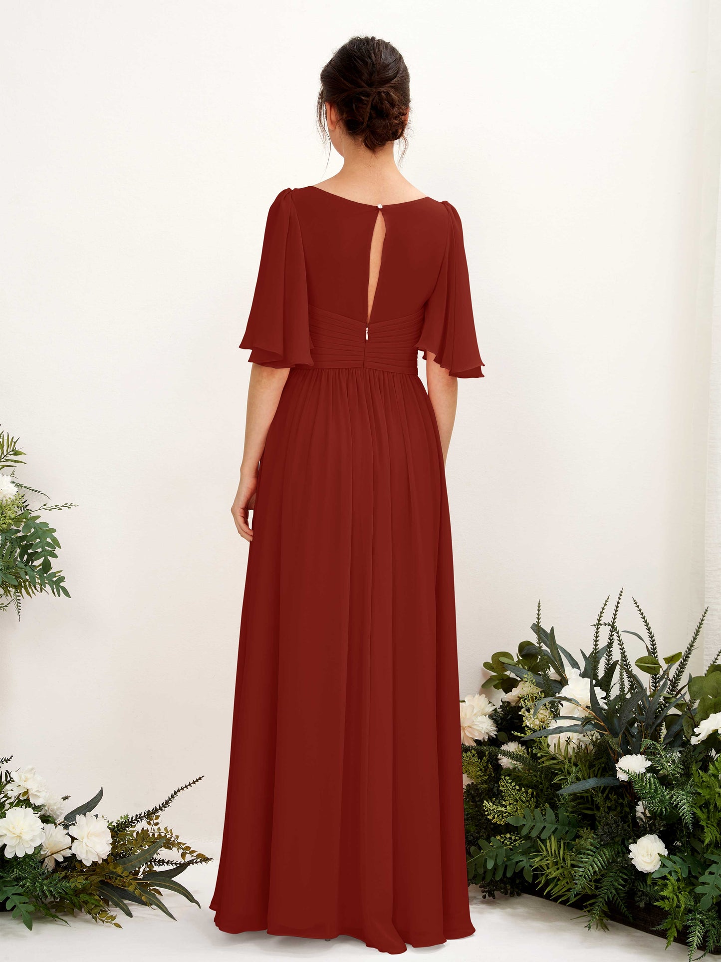 Odette Rust Maxi Dress