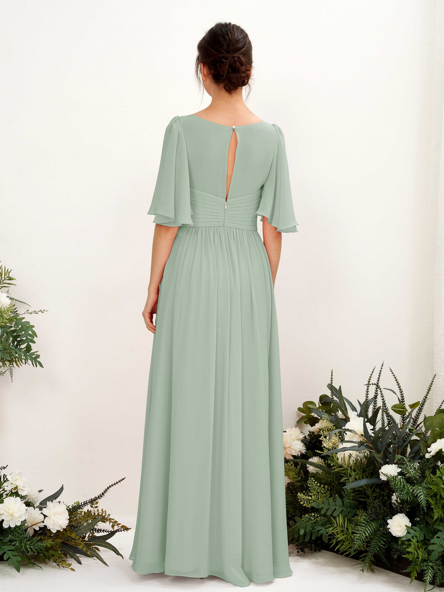 Odette Sage Green Maxi Dress