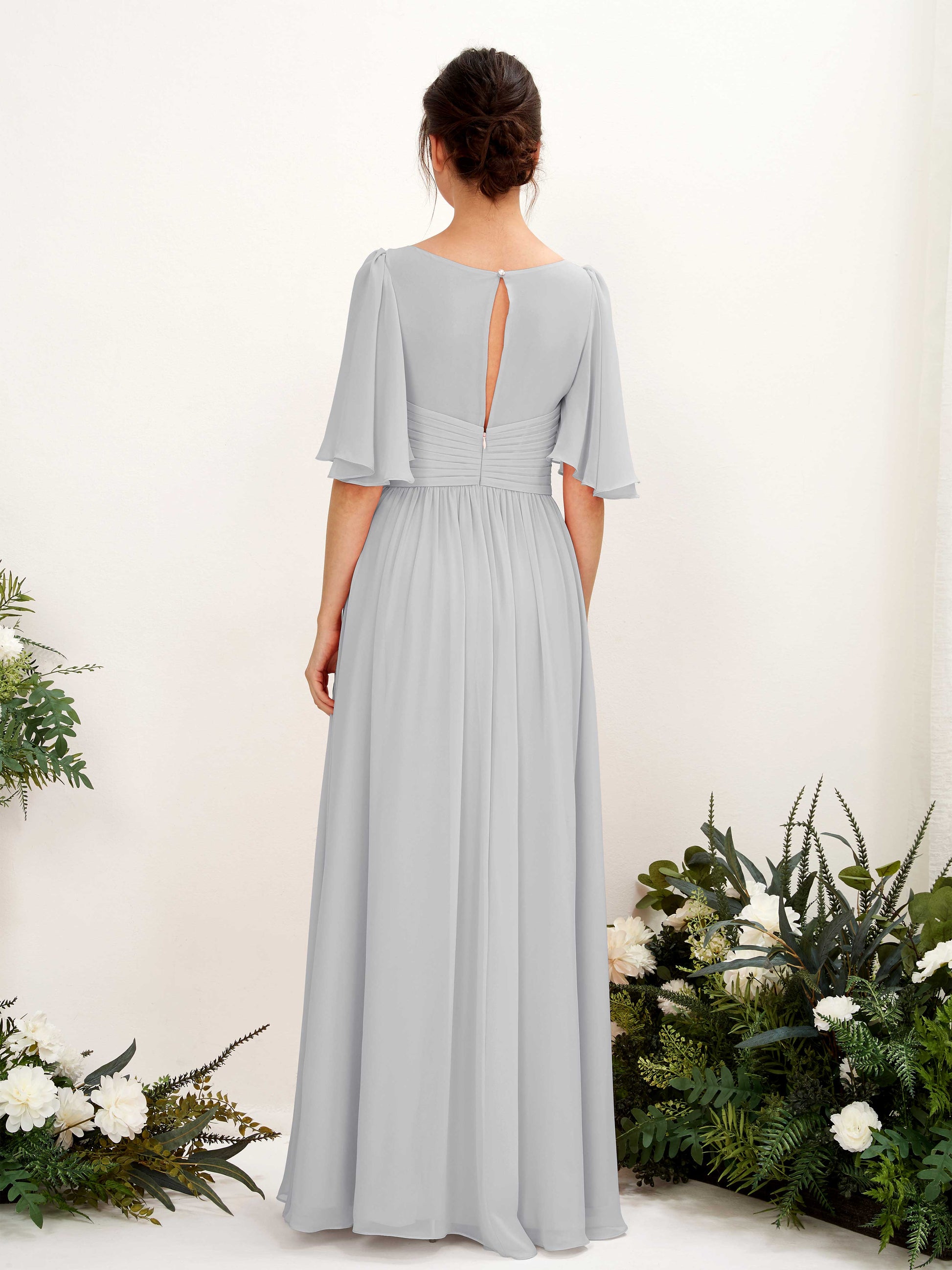 Odette Silver Maxi Dress