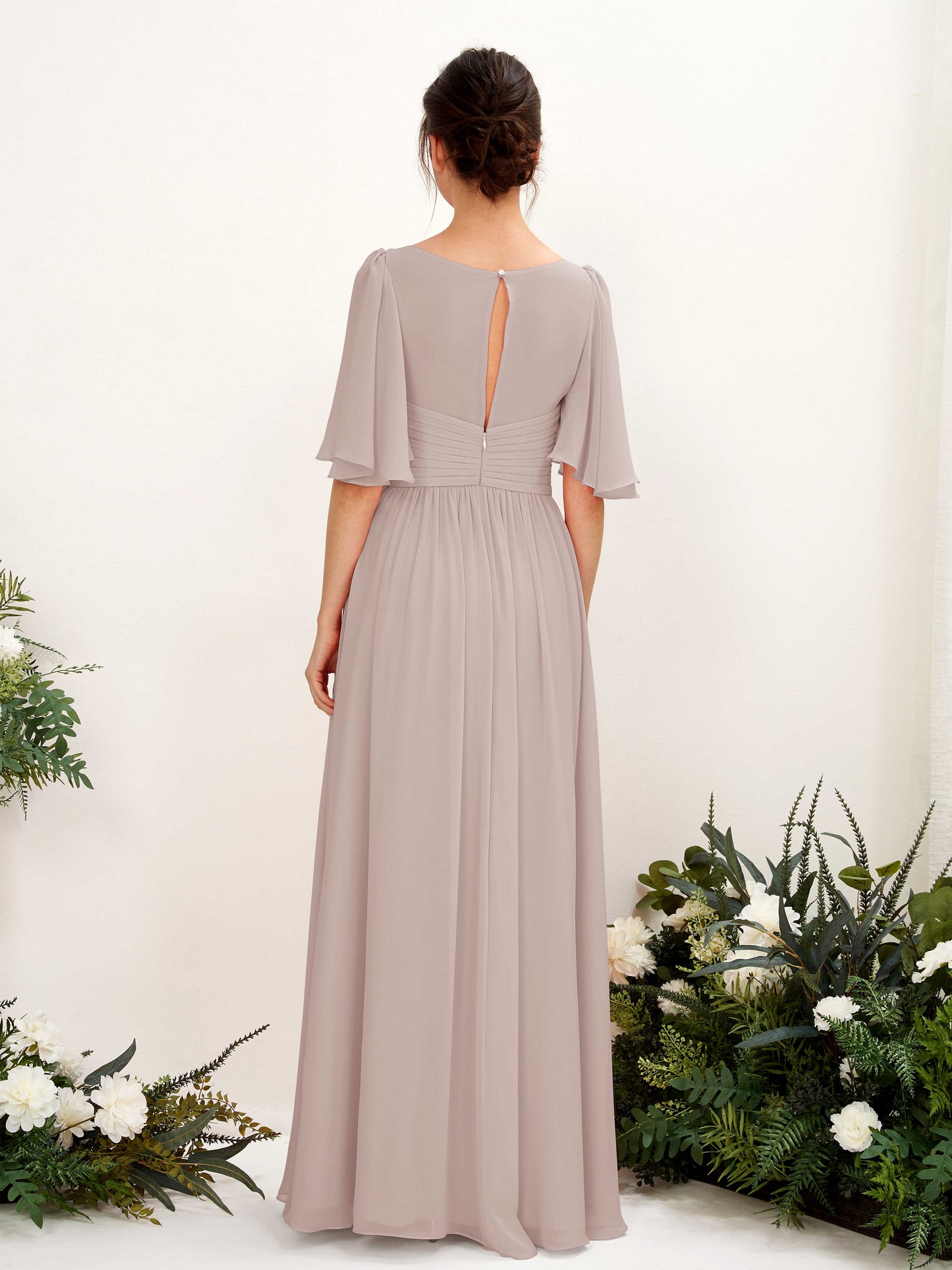 Odette Taupe Maxi Dress