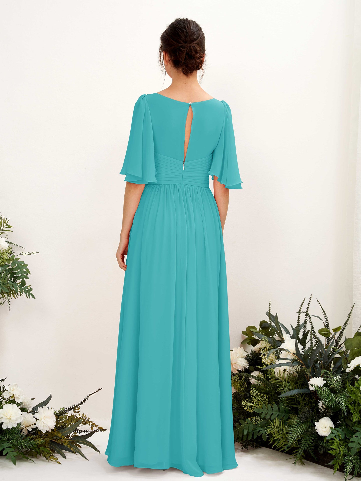 Odette Turquoise Maxi Dress