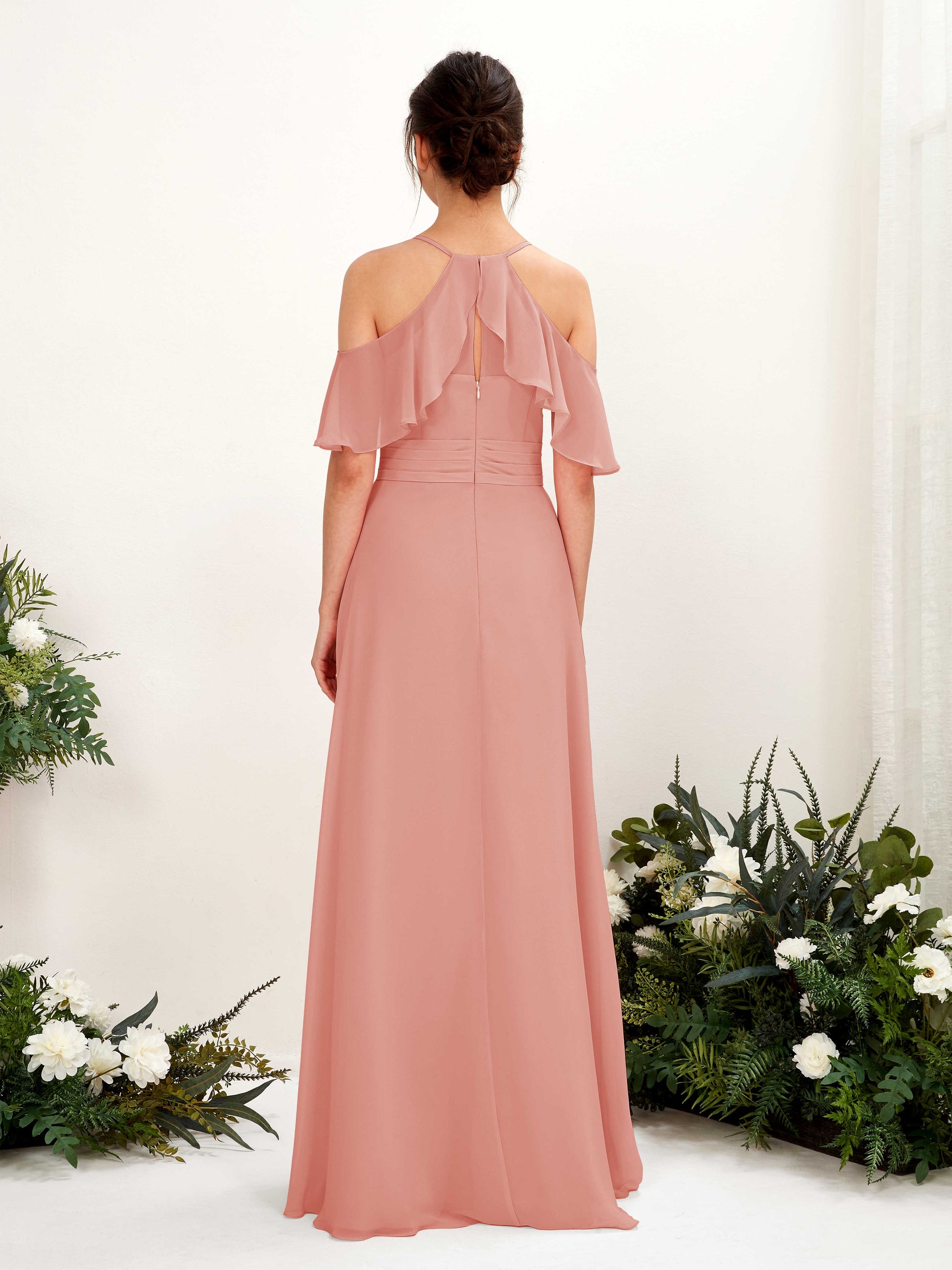 Orlane Champagne Rose Sleeveless Maxi Dress