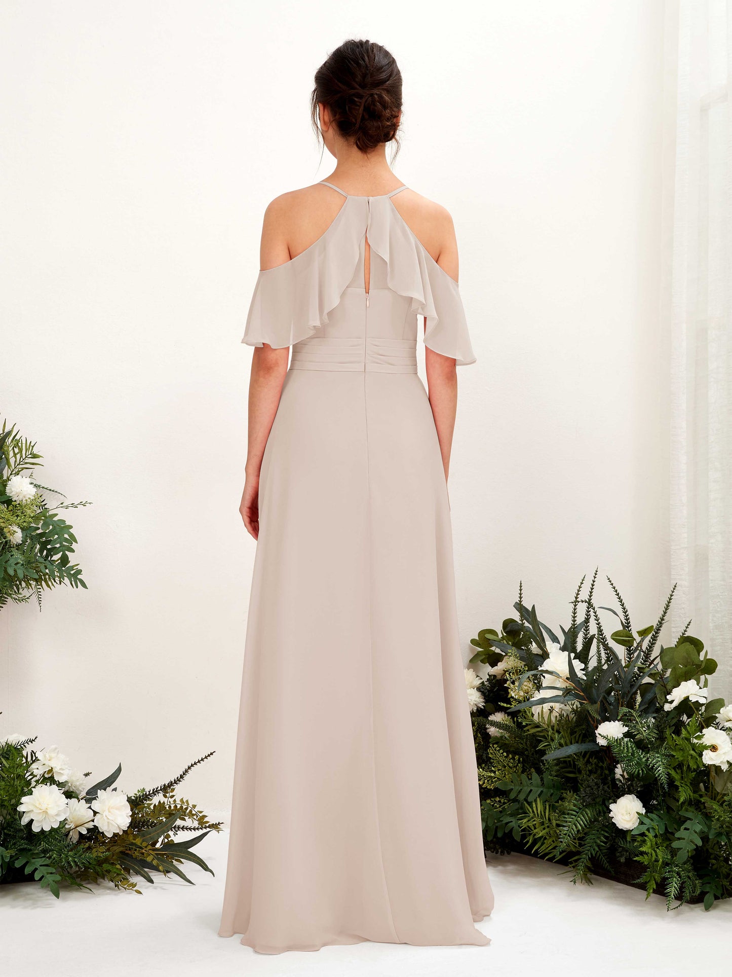 Orlane Champagne Sleeveless Maxi Dress