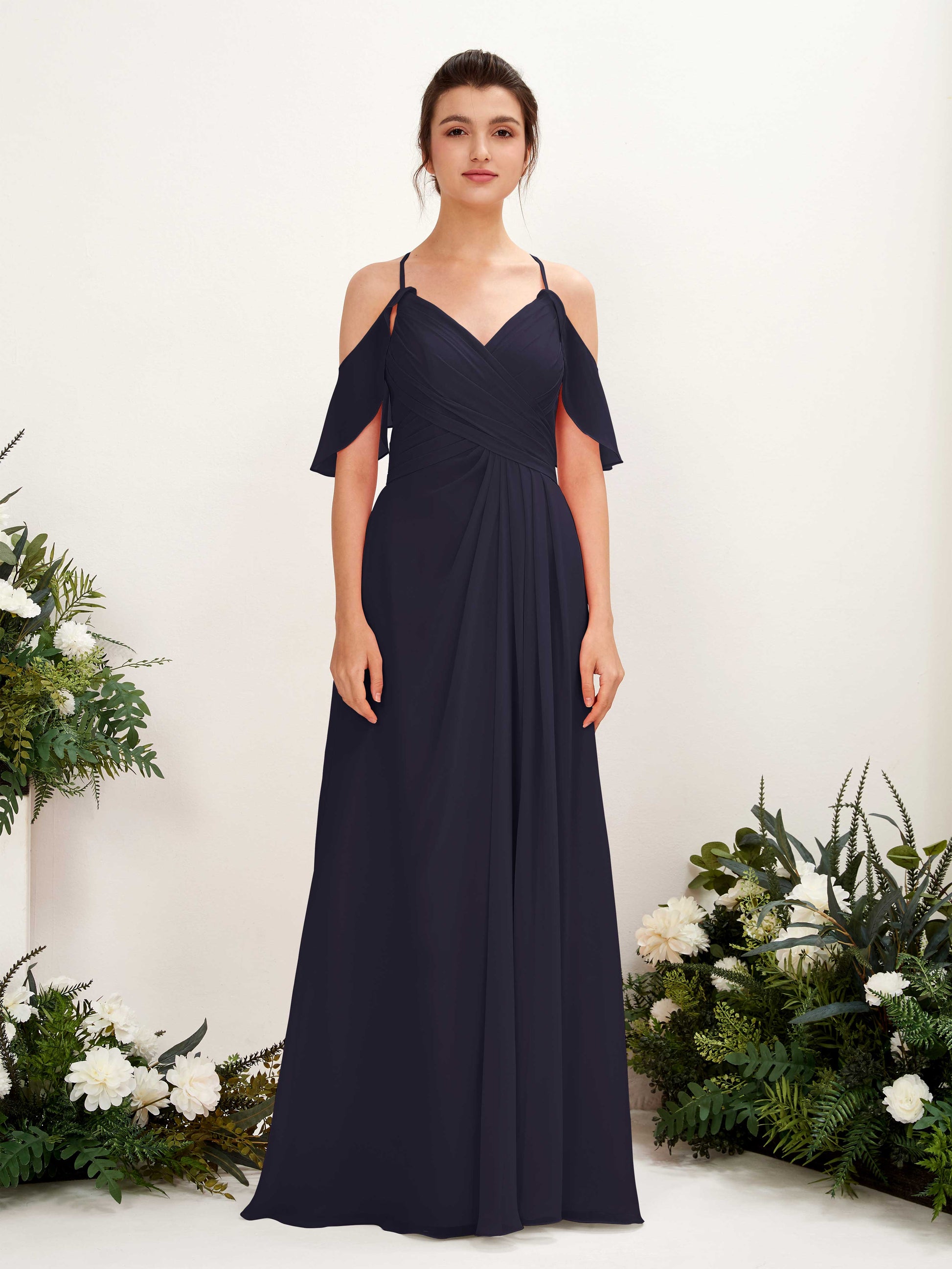 Orlane Dark Navy Sleeveless Maxi Dress