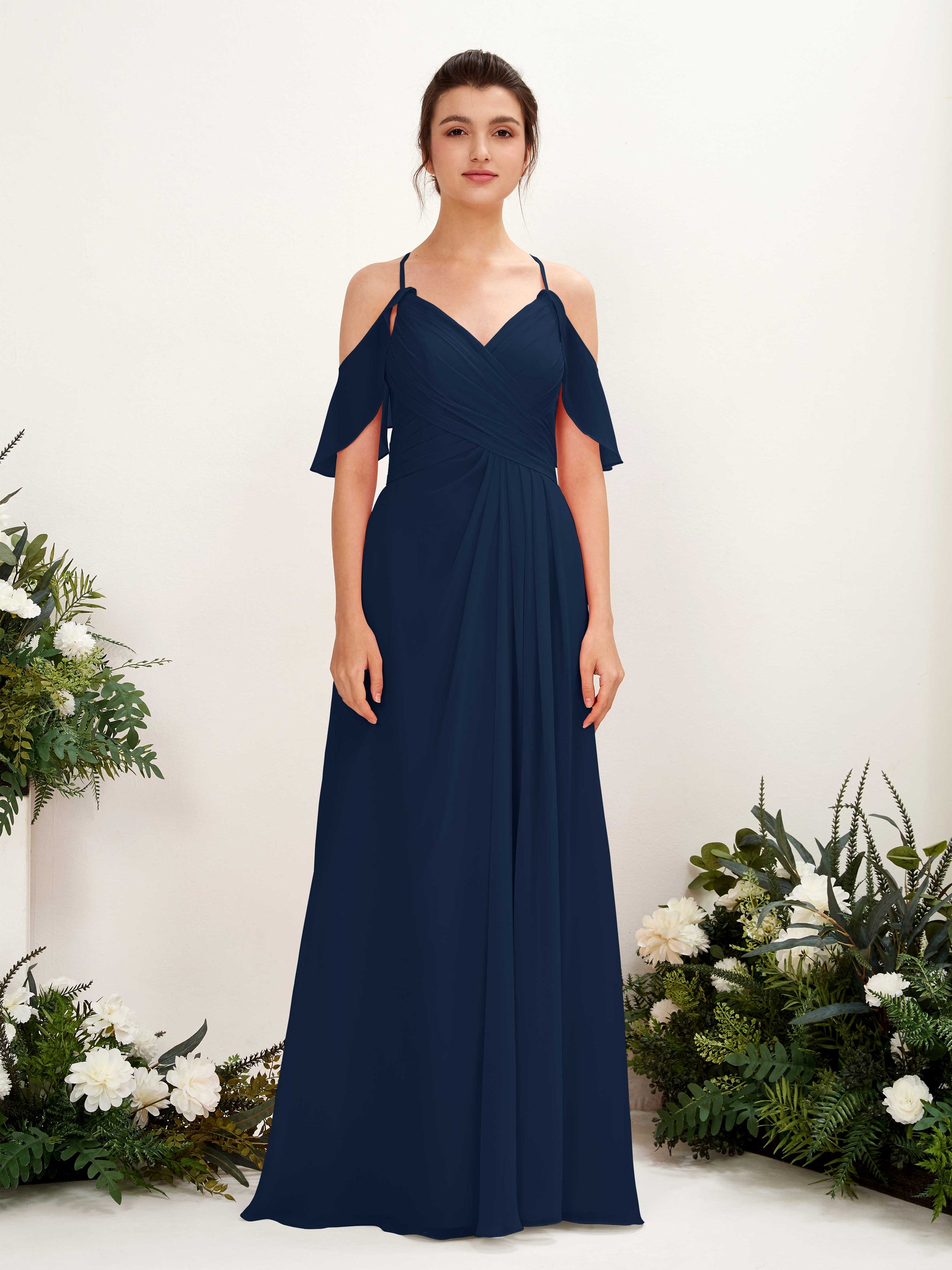 Orlane Navy Sleeveless Maxi Dress