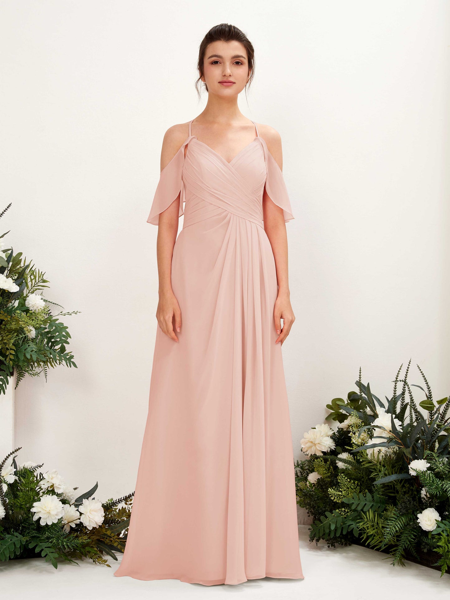 Orlane Pearl Pink Sleeveless Maxi Dress