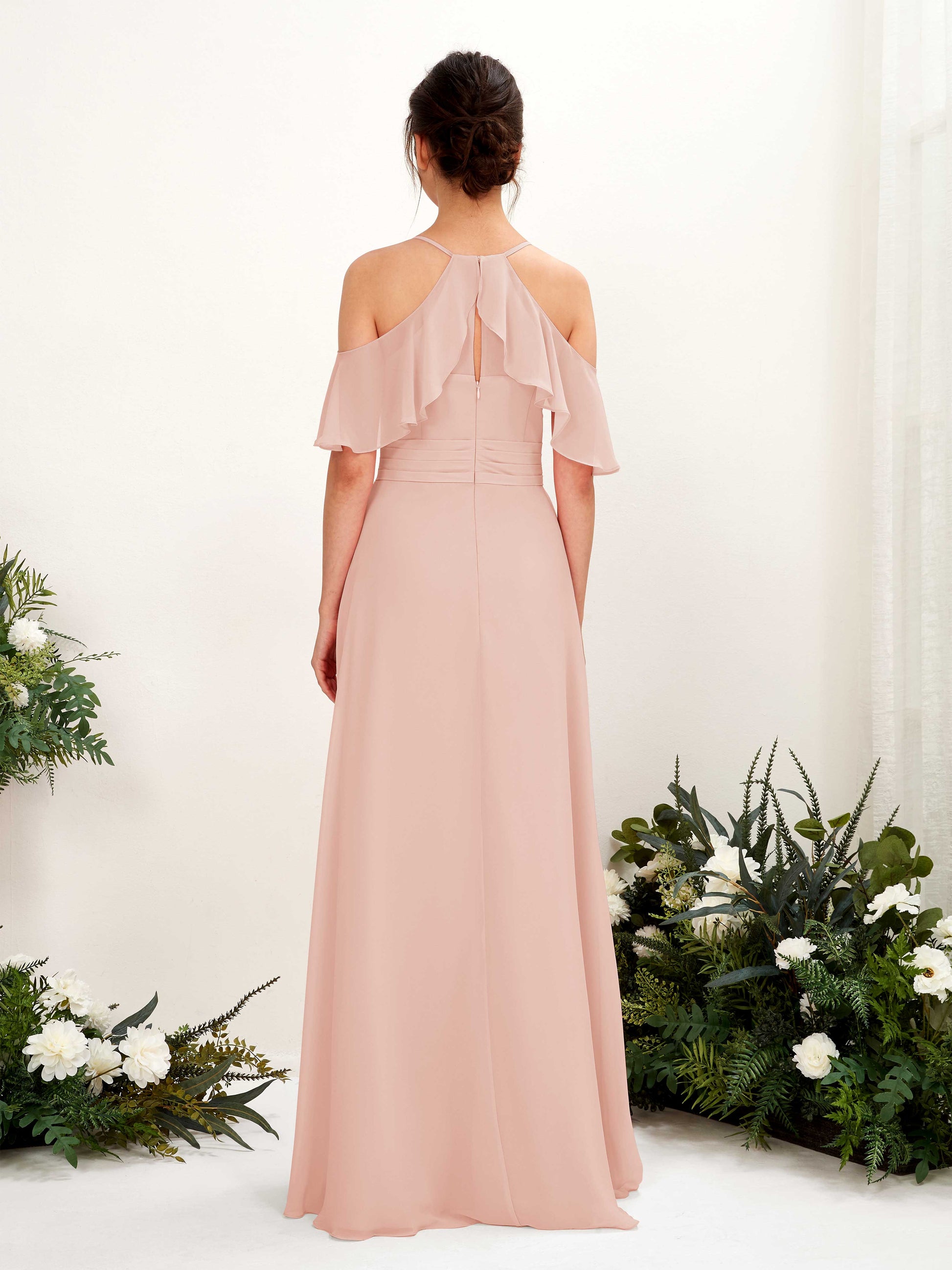 Orlane Pearl Pink Sleeveless Maxi Dress