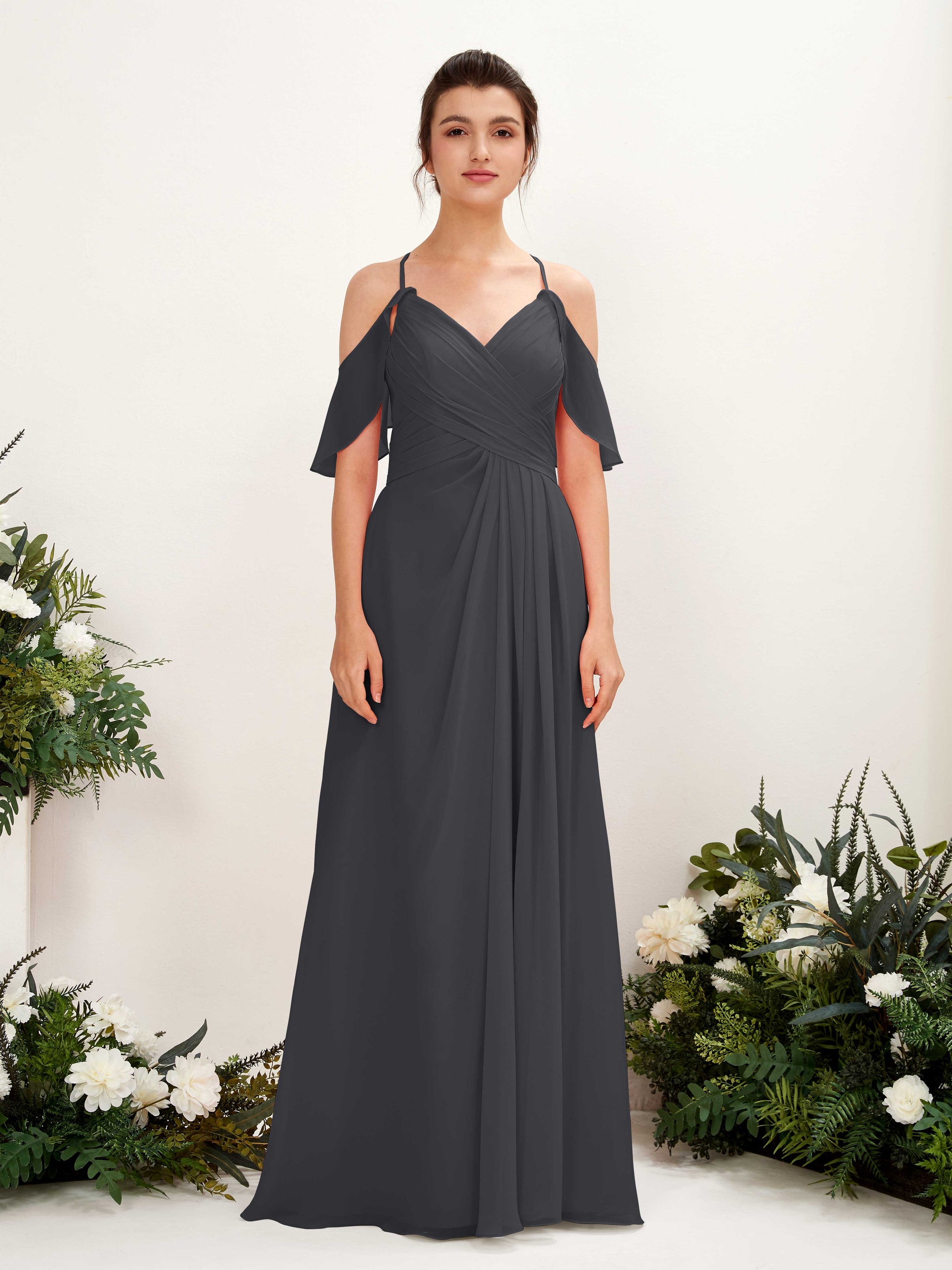 Orlane Pewter Sleeveless Maxi Dress