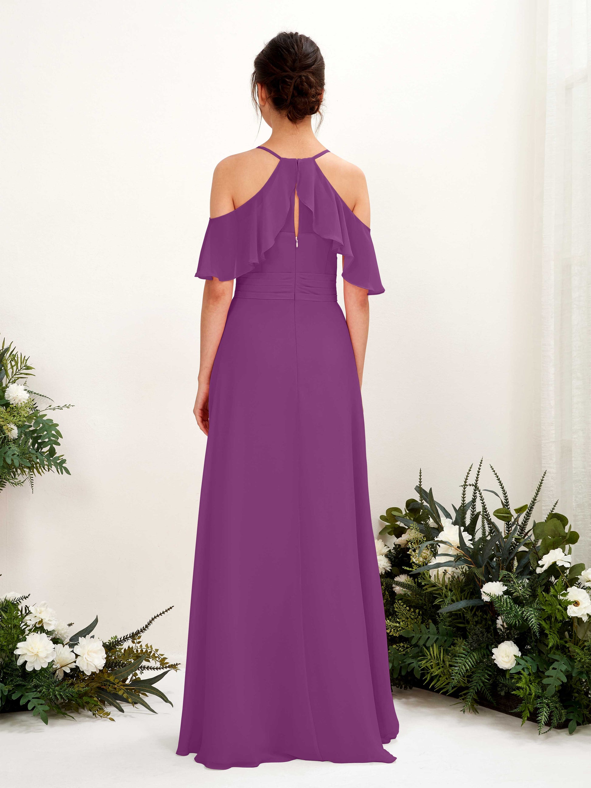 Orlane Purple Sleeveless Maxi Dress