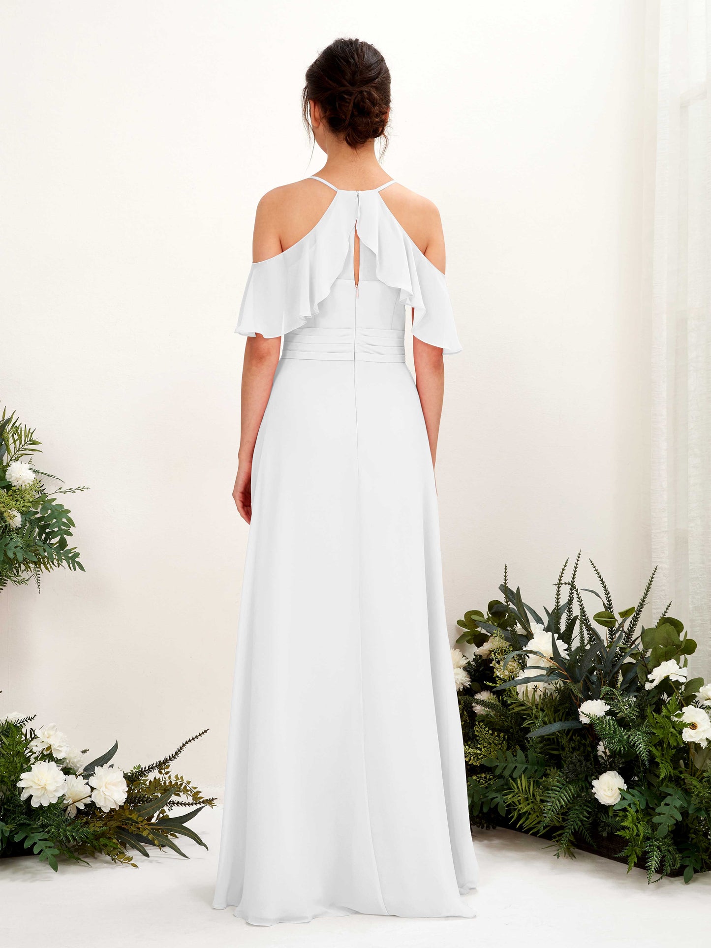 Orlane White Sleeveless Maxi Dress