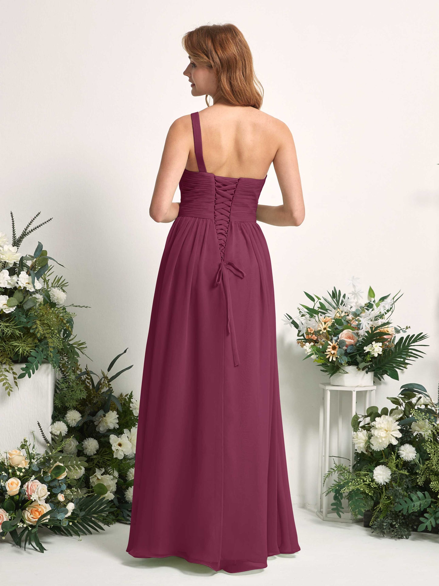 Pandora Chianti One Shoulder Maxi Dress