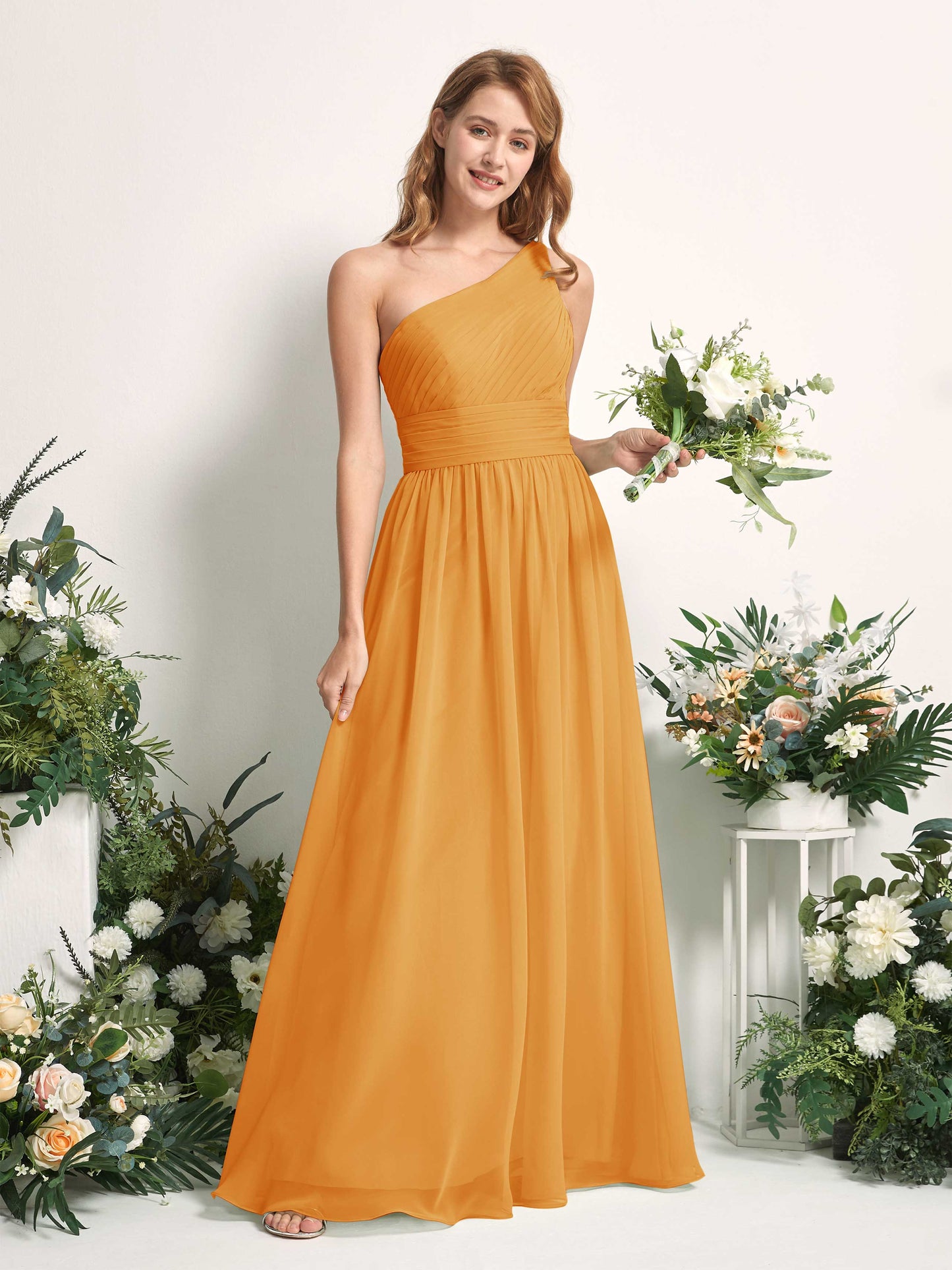 Pandora Mango One Shoulder Maxi Dress