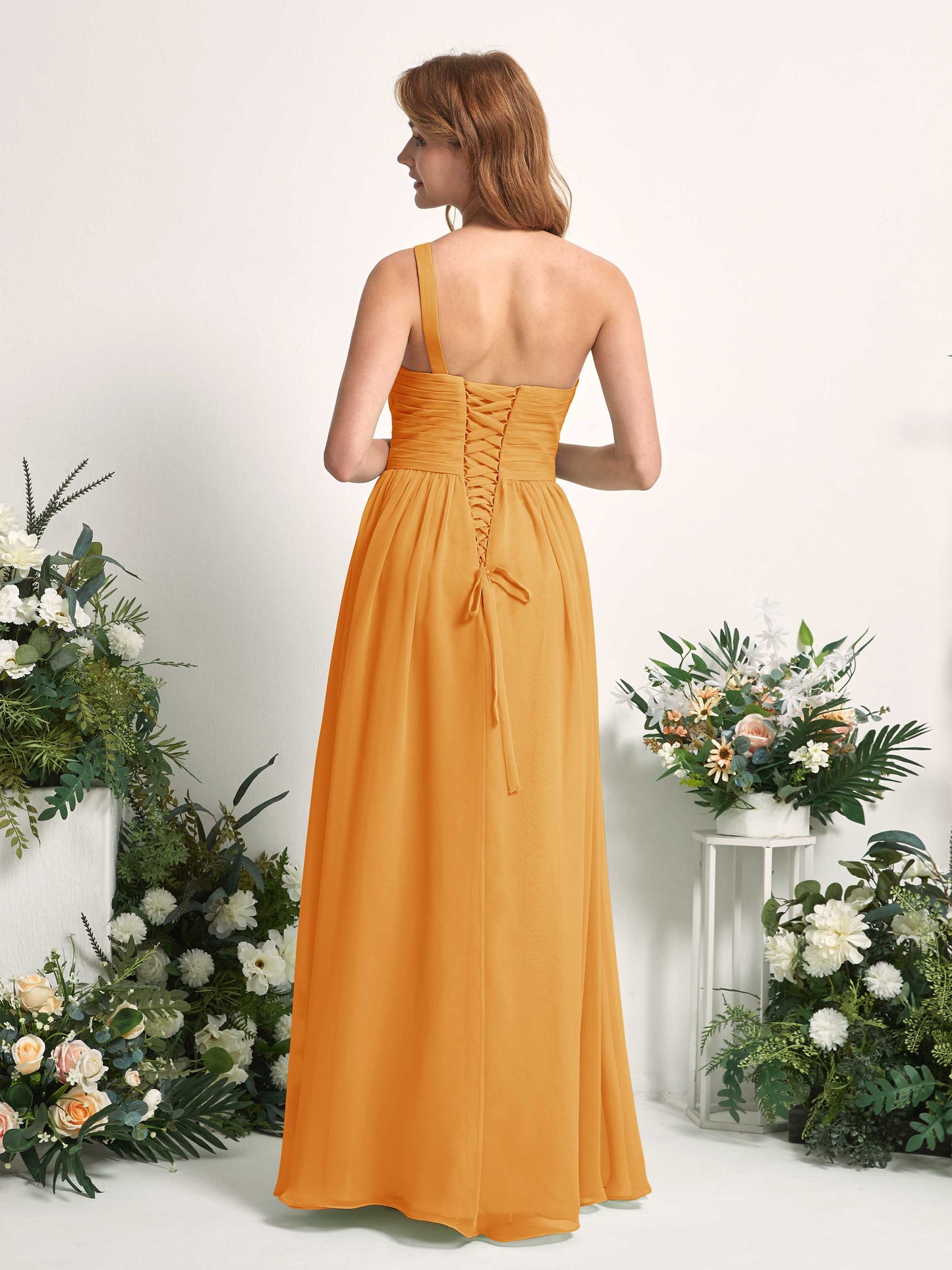 Pandora Mango One Shoulder Maxi Dress