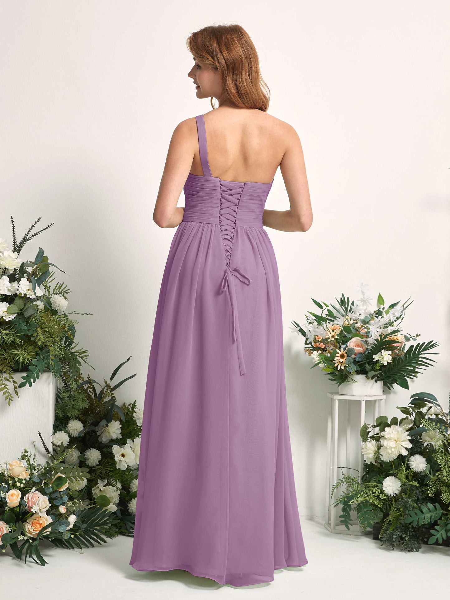 Pandora Orchid Mist One Shoulder Maxi Dress