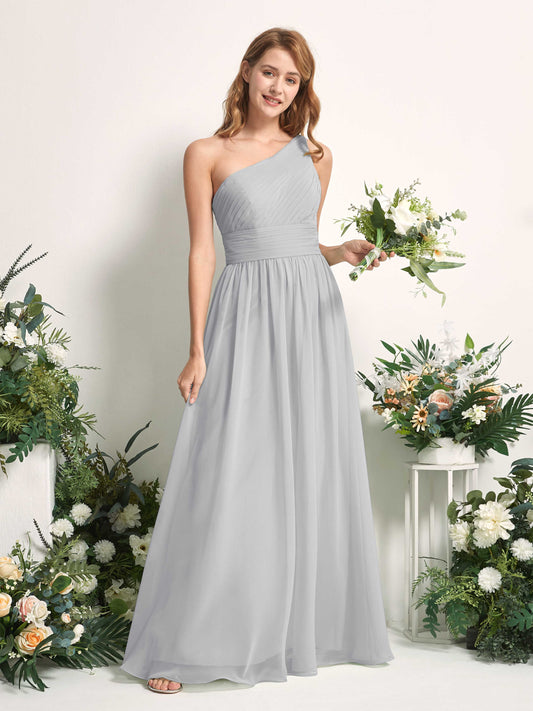 Pandora Silver One Shoulder Maxi Dress