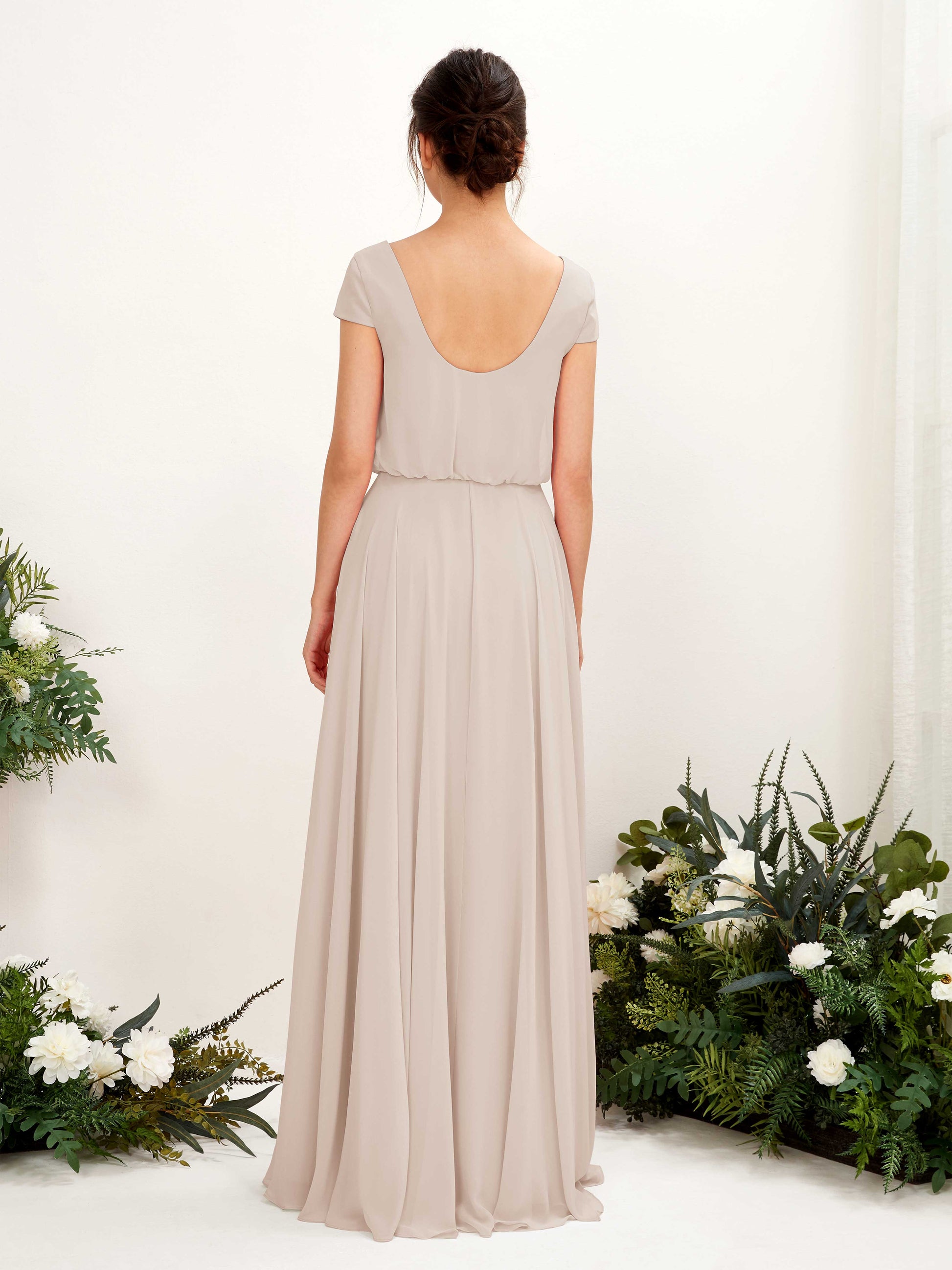 Pauline Champagne Maxi Dress