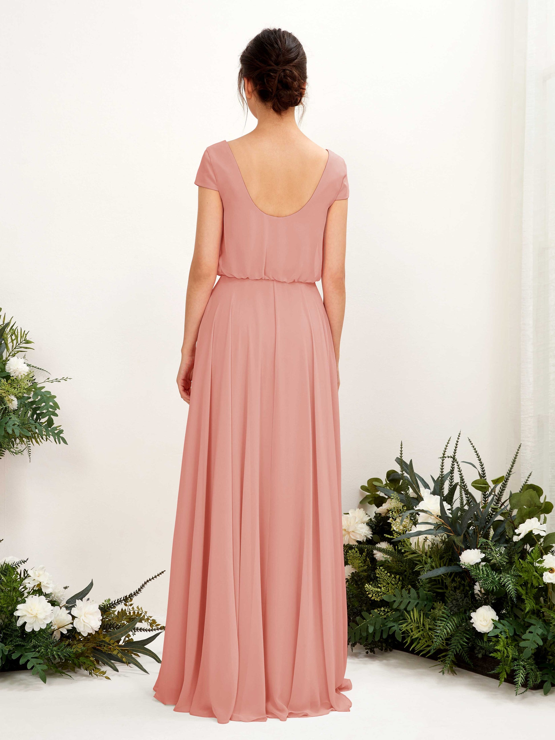 Pauline Champagne Rose Maxi Dress