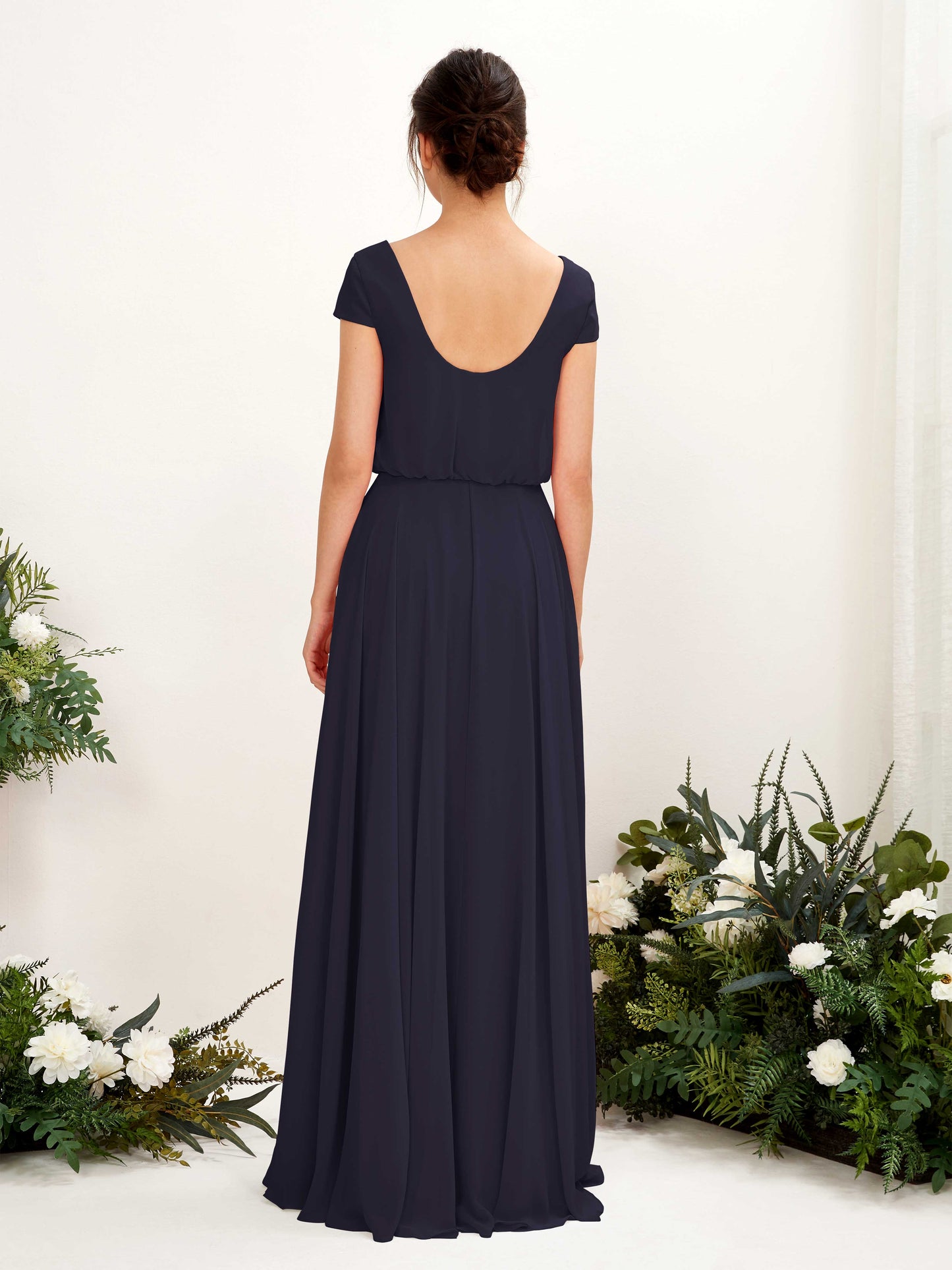 Pauline Dark Navy Maxi Dress