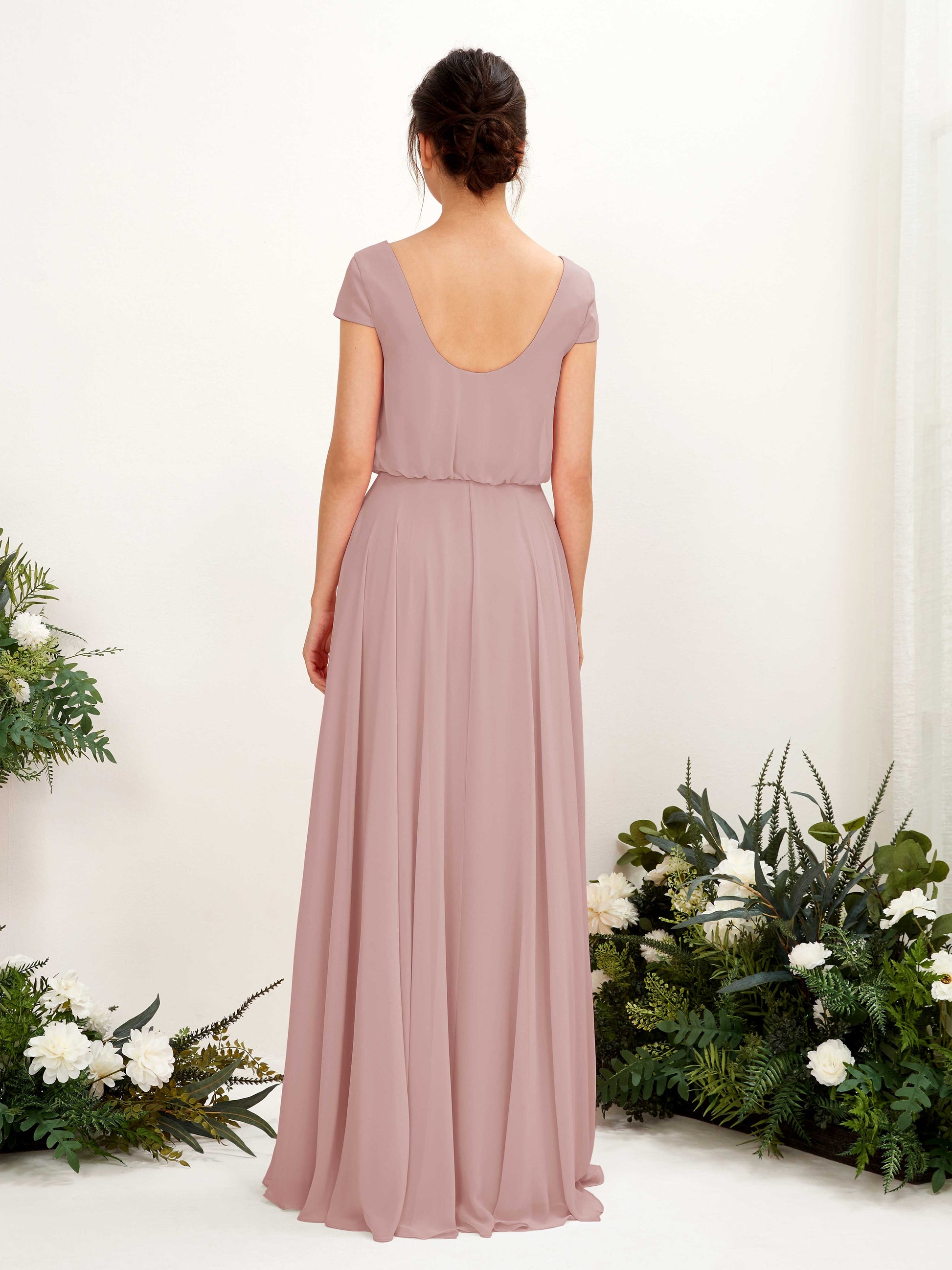 Pauline Dusty Rose Maxi Dress