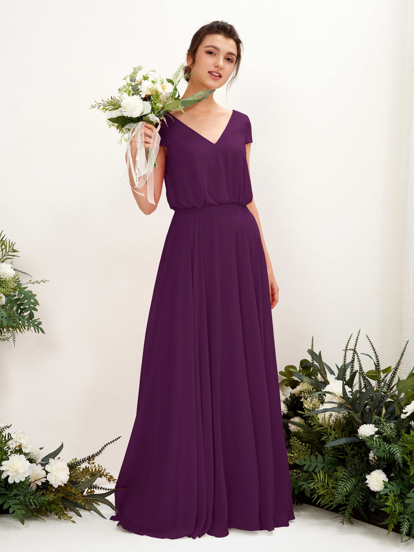 Pauline Grape Maxi Dress