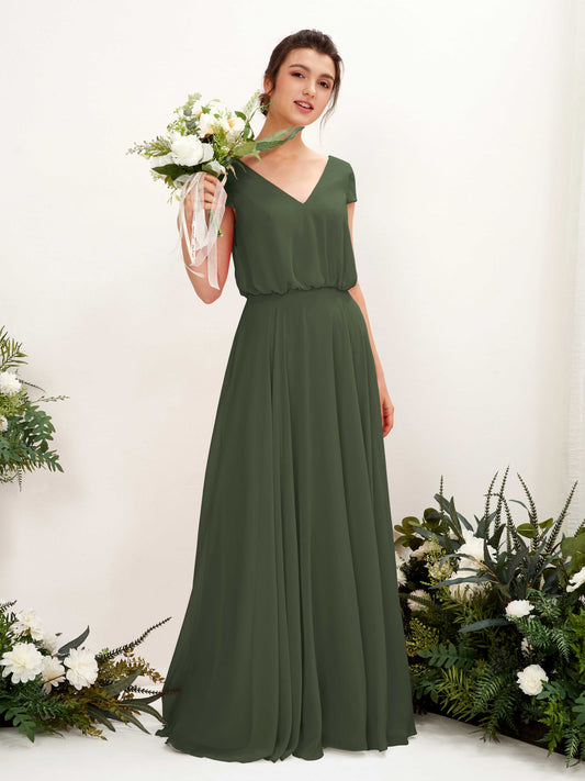 Pauline Martini Olive Maxi Dress