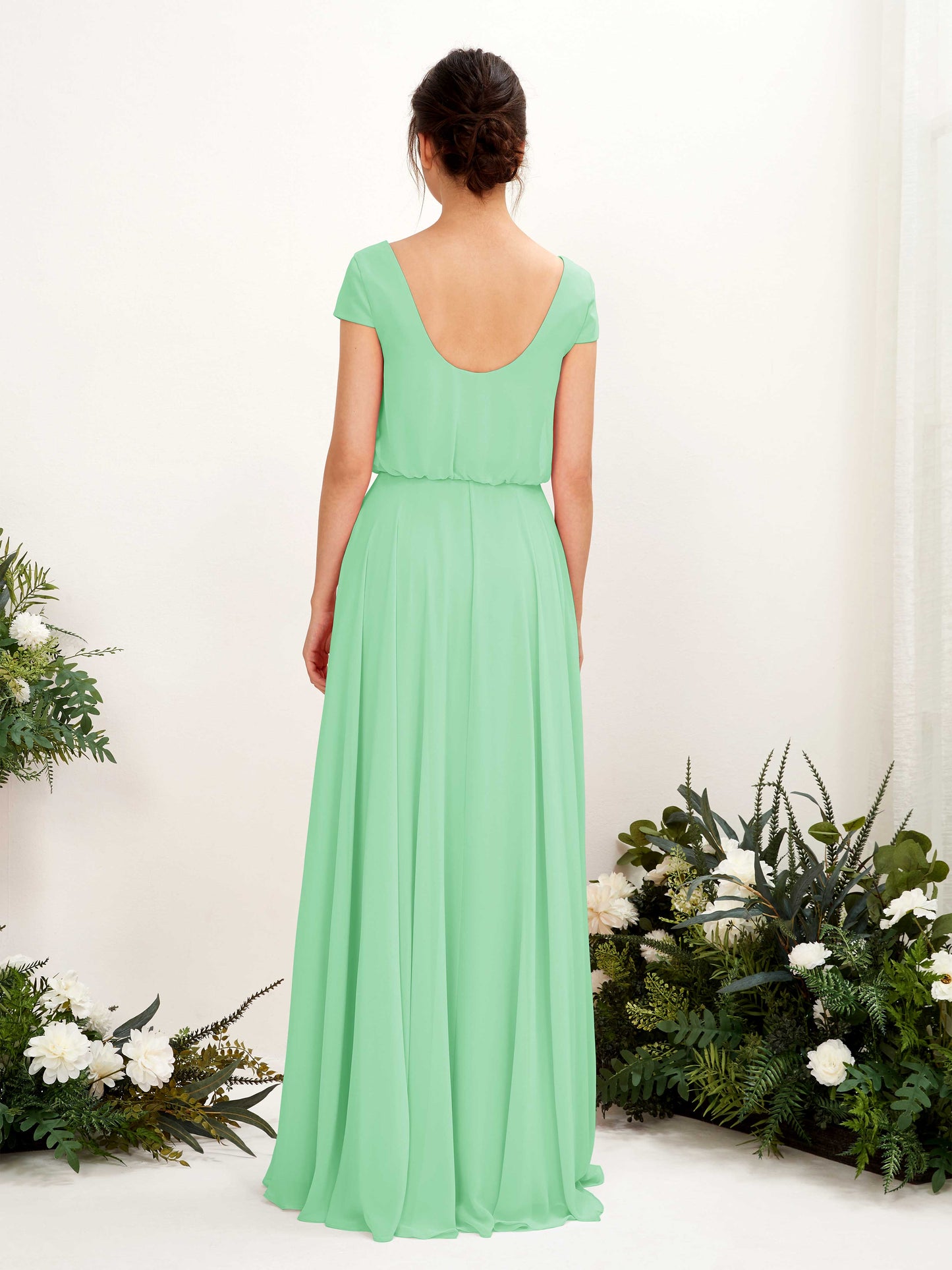 Pauline Mint Green Maxi Dress