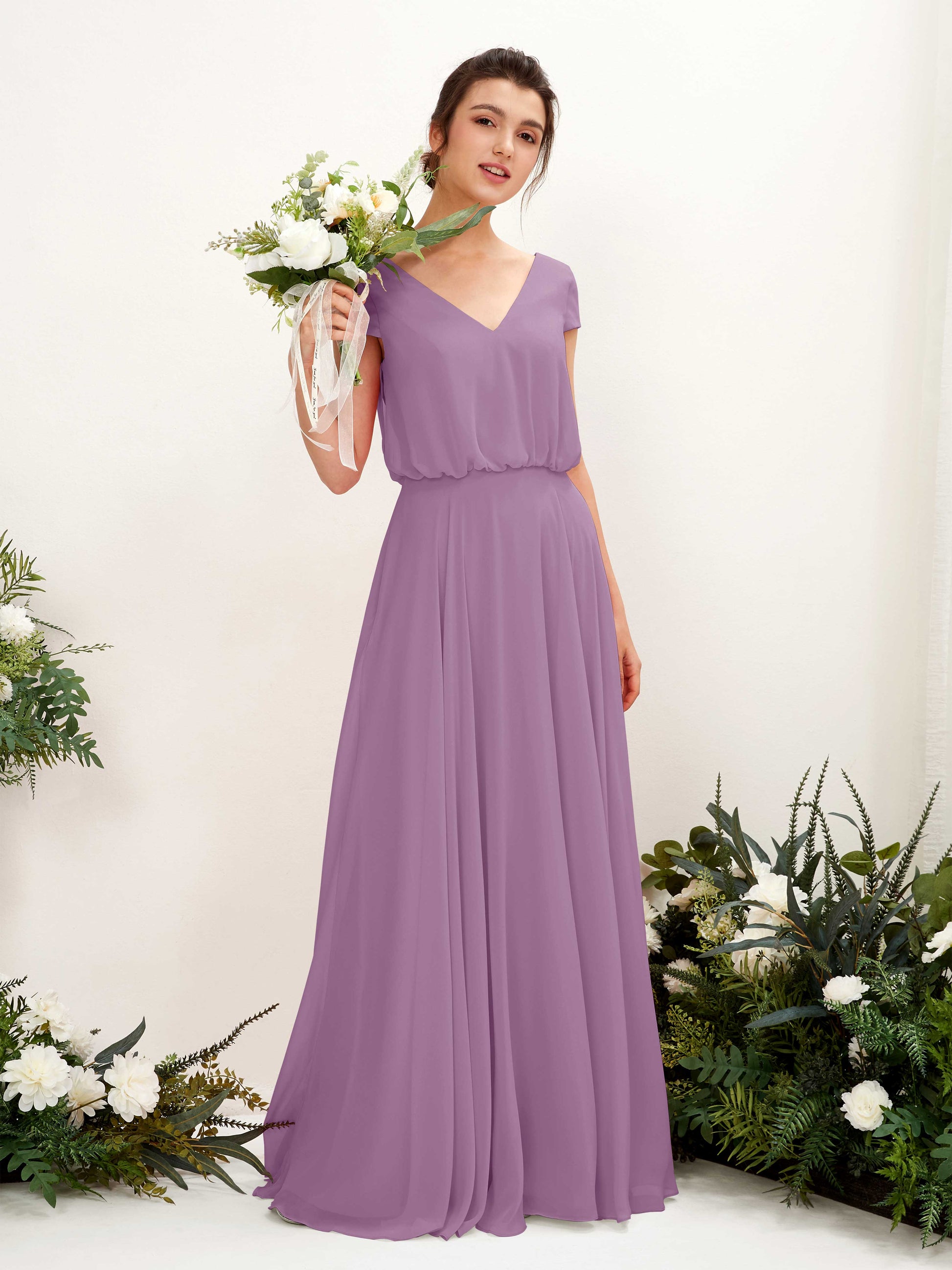 Pauline Orchid Mist Maxi Dress