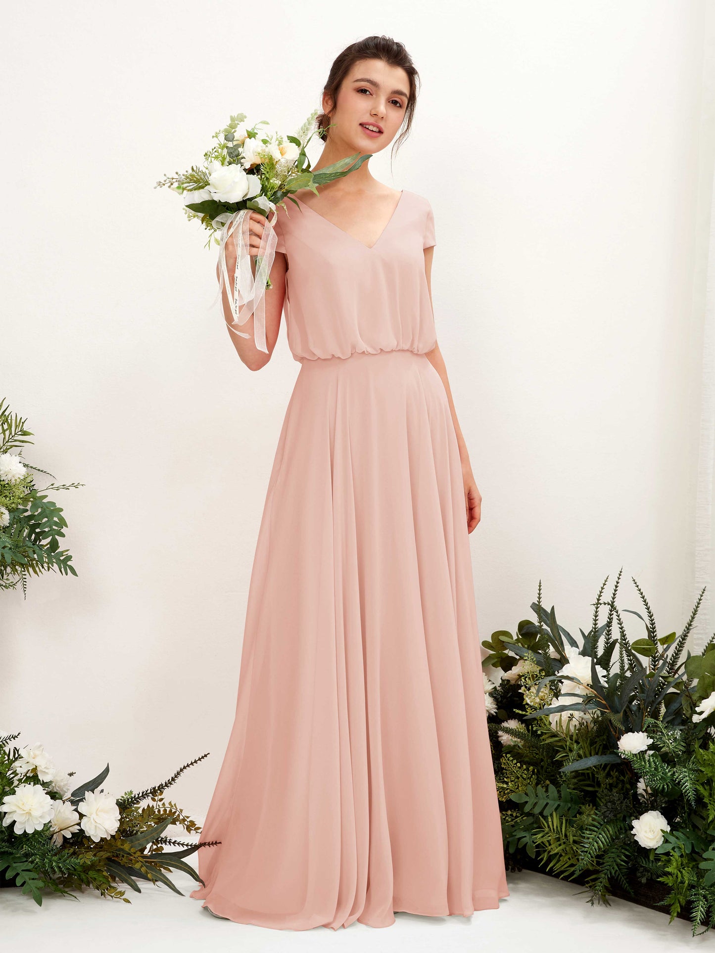 Pauline Pearl Pink Maxi Dress