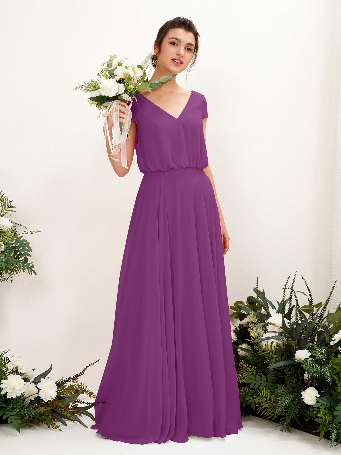 Pauline Purple Maxi Dress