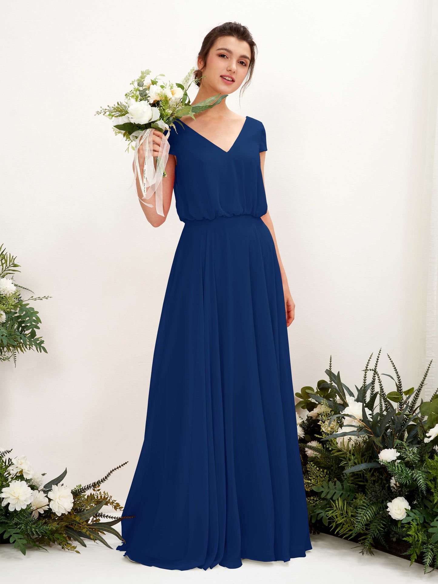 Pauline Royal Blue Maxi Dress