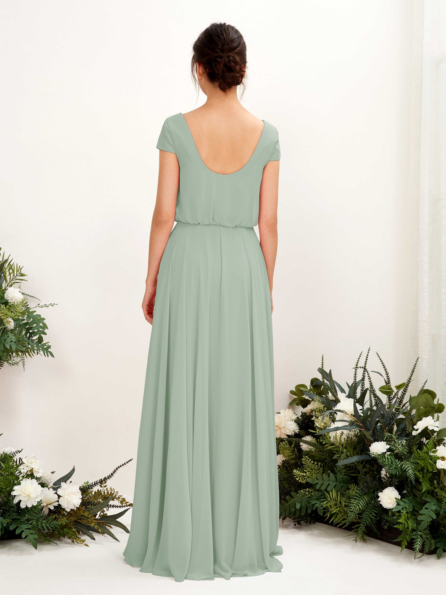 Pauline Sage Green Maxi Dress