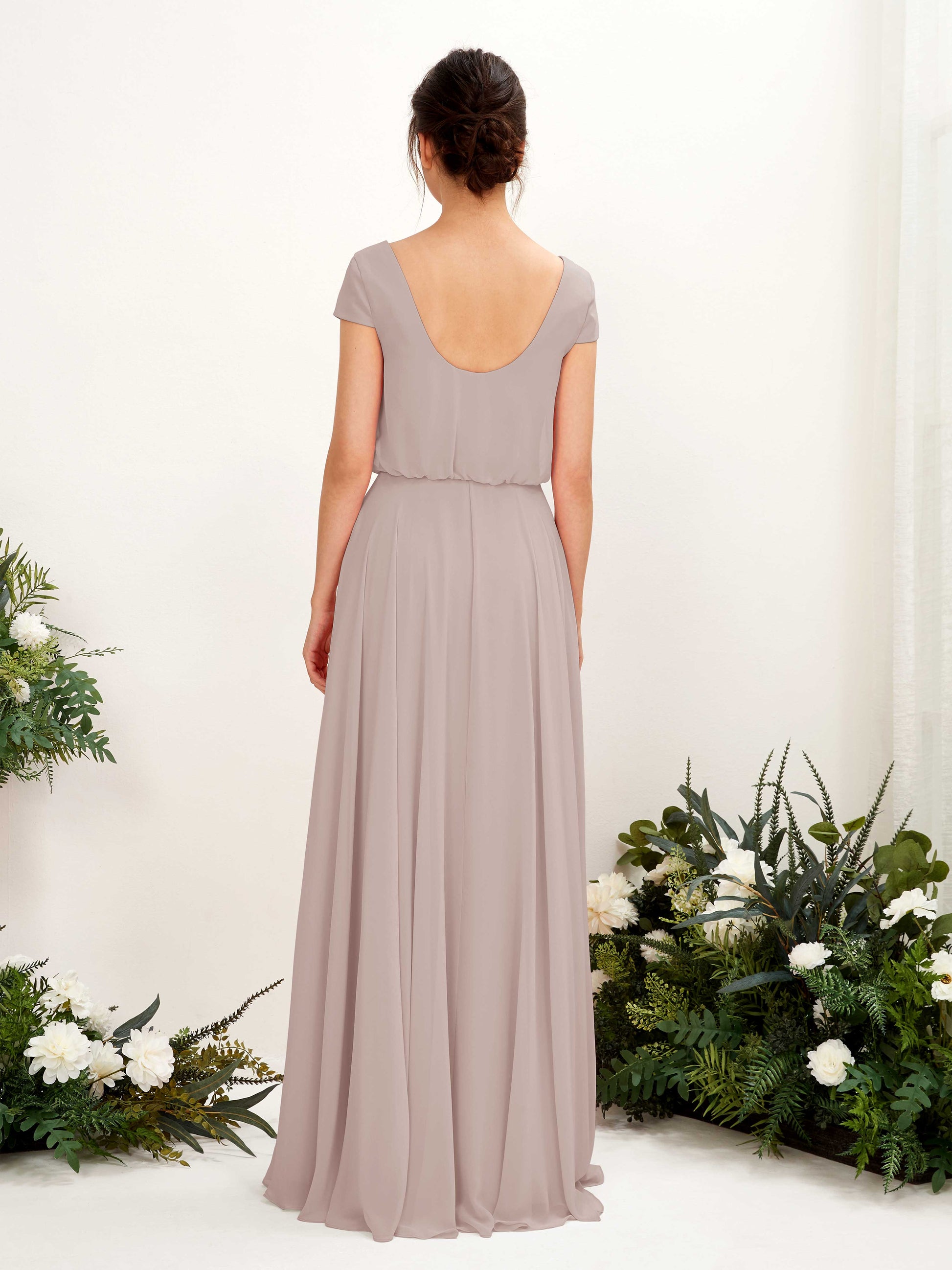 Pauline Taupe Maxi Dress