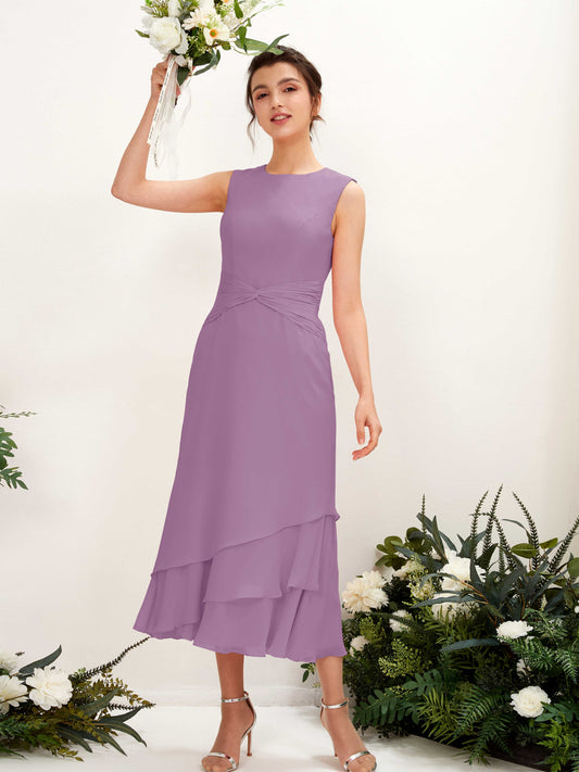 Raina Orchid Mist Sleeveless Midi Dress