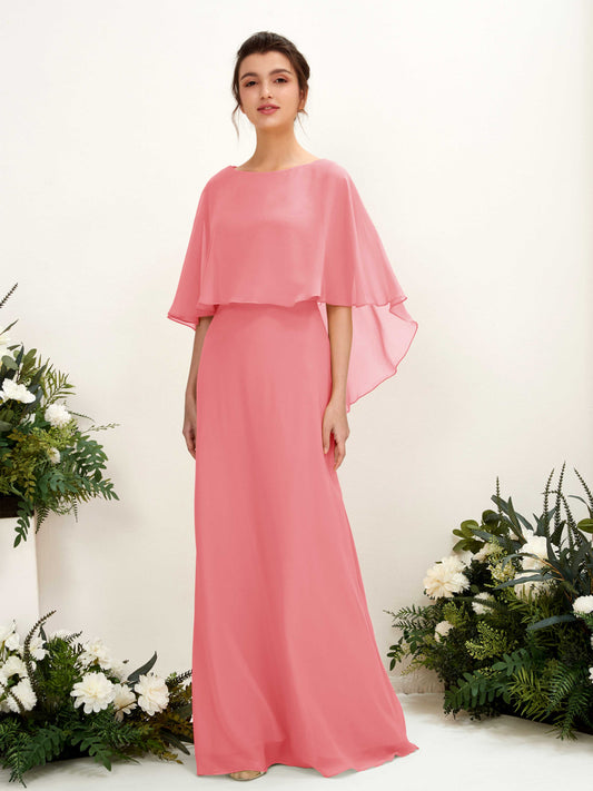 Savin Coral Pink Sleeveless Maxi Dress