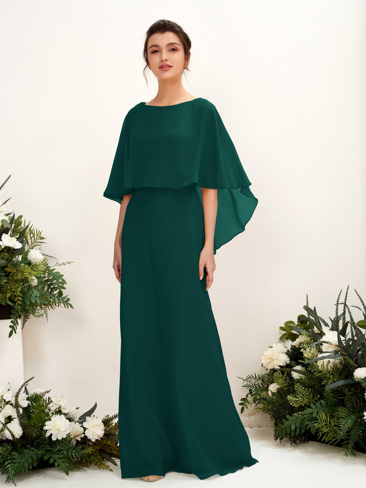 Savin Dark Emerald Sleeveless Maxi Dress