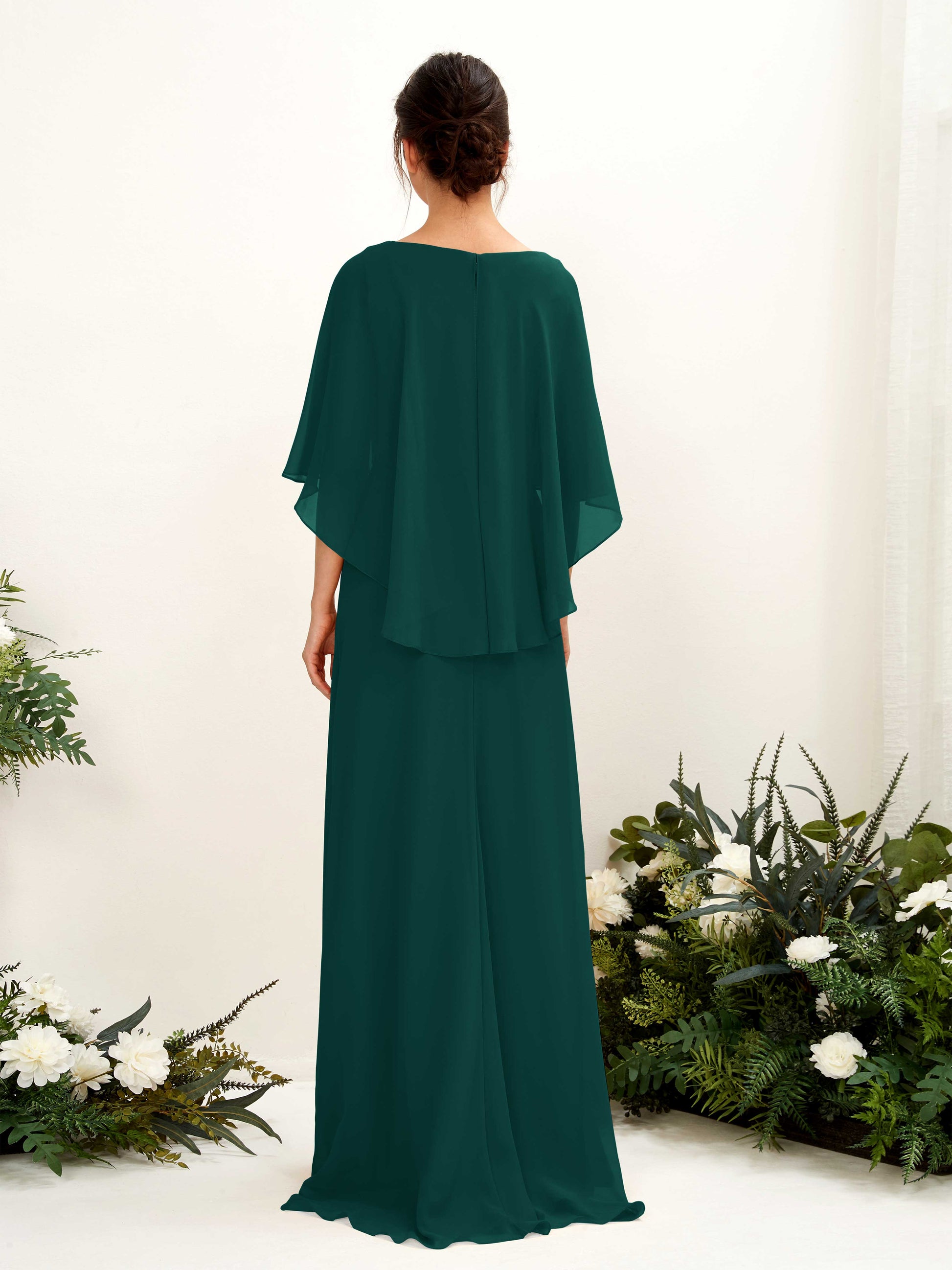 Savin Dark Emerald Sleeveless Maxi Dress