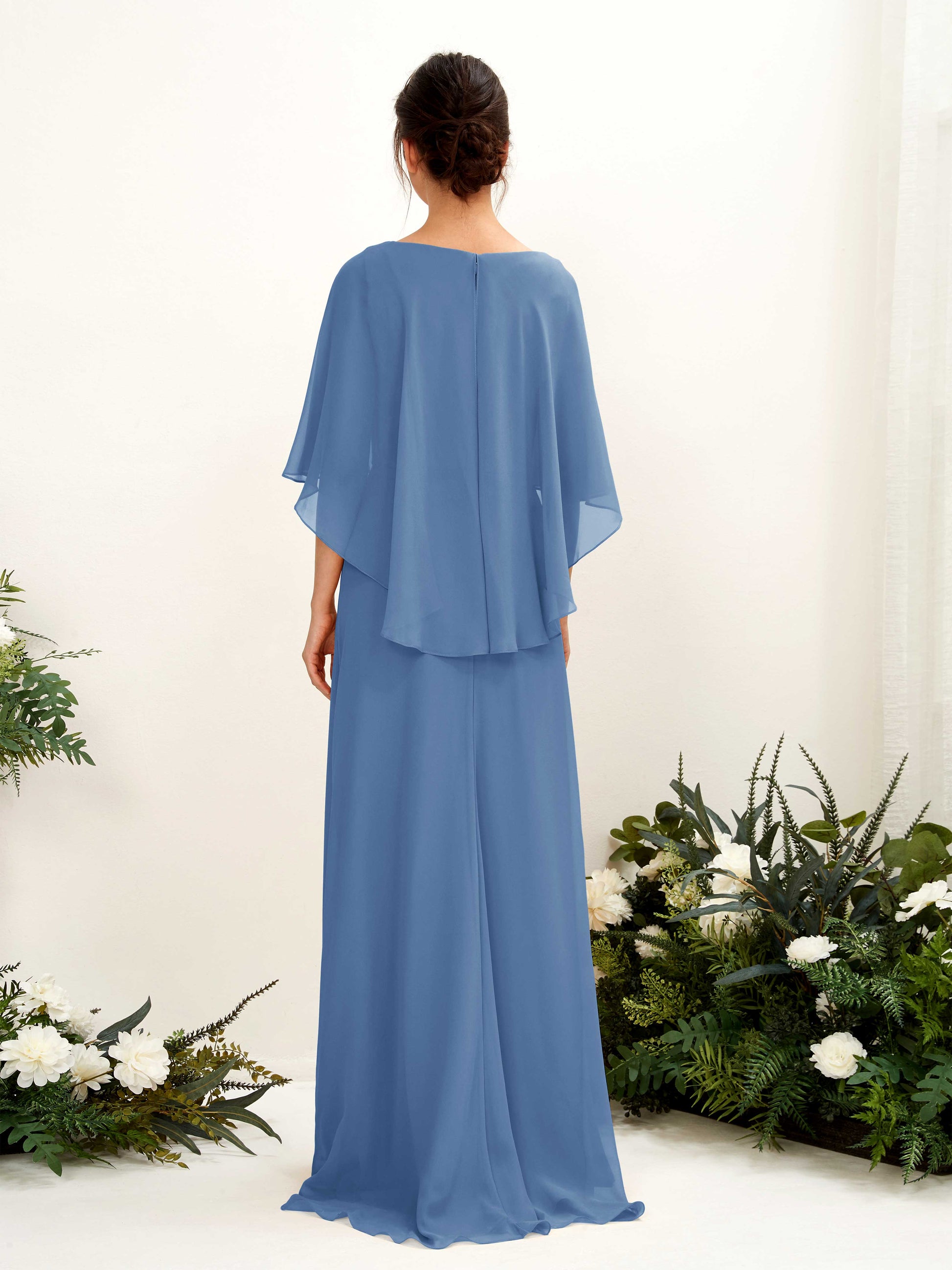 Savin Dusty Blue Sleeveless Maxi Dress