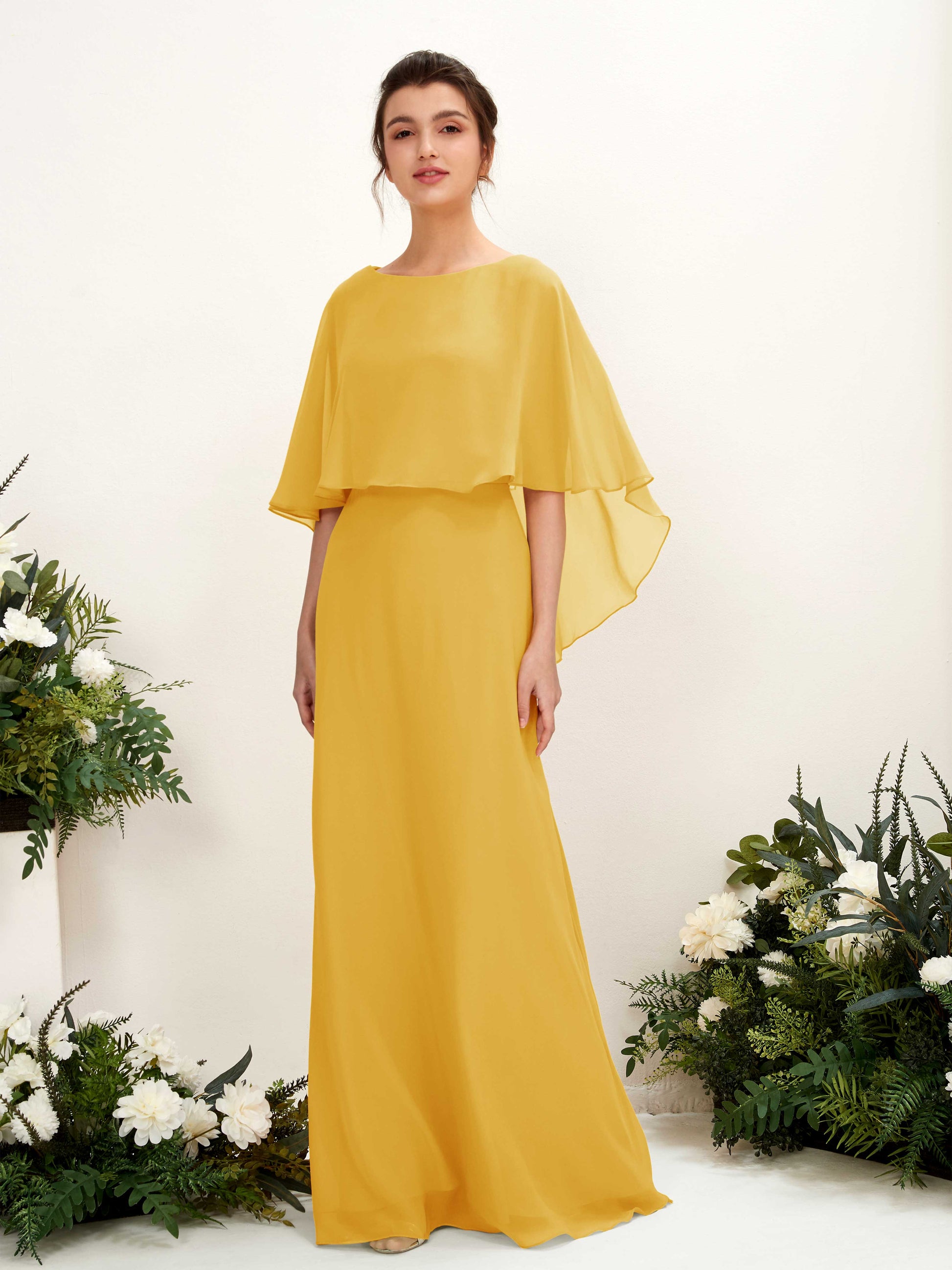 Savin Mustard Yellow Sleeveless Maxi Dress