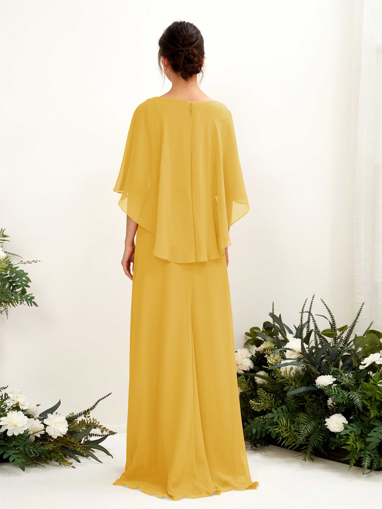 Savin Mustard Yellow Sleeveless Maxi Dress