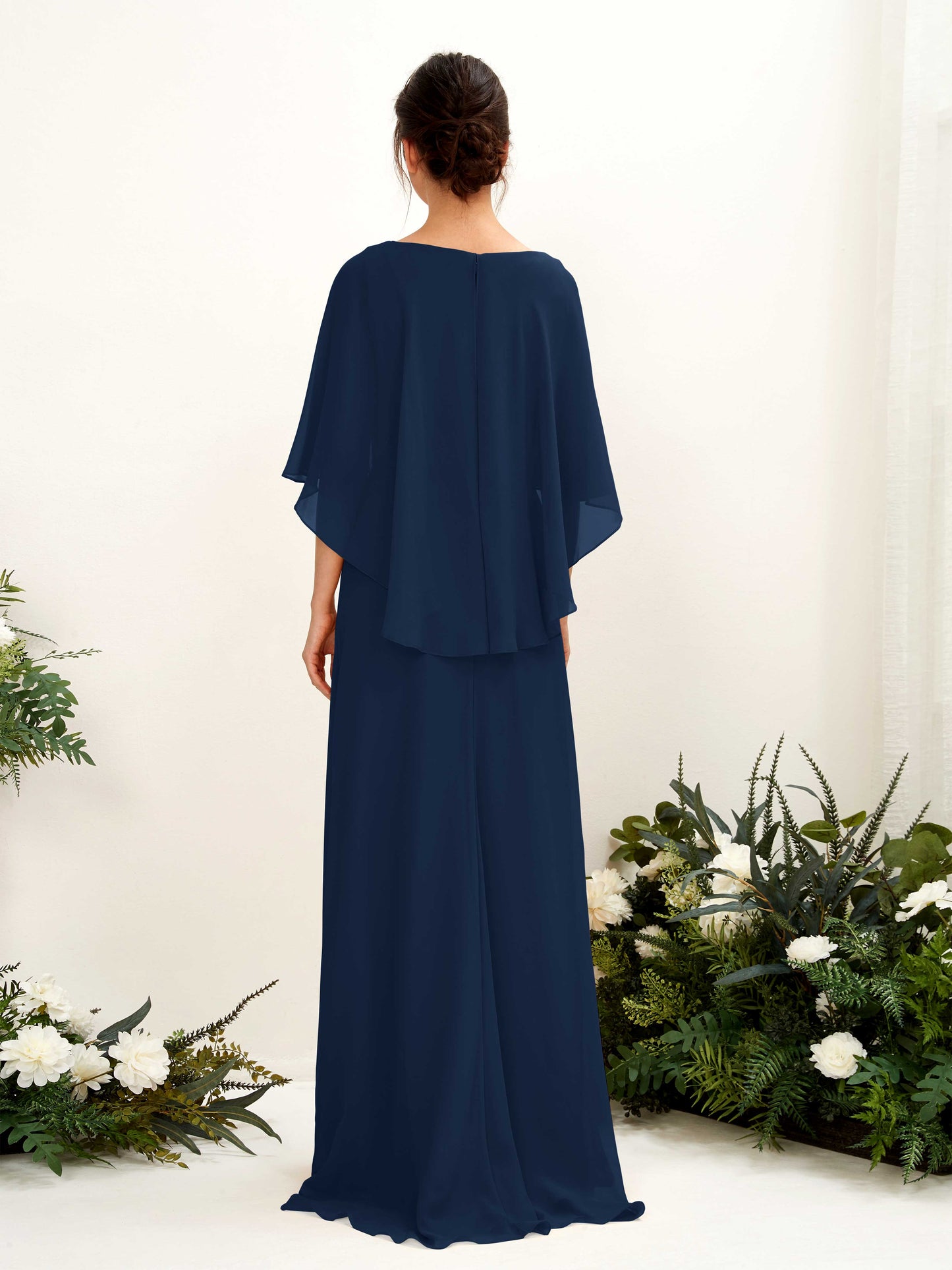 Savin Navy Sleeveless Maxi Dress