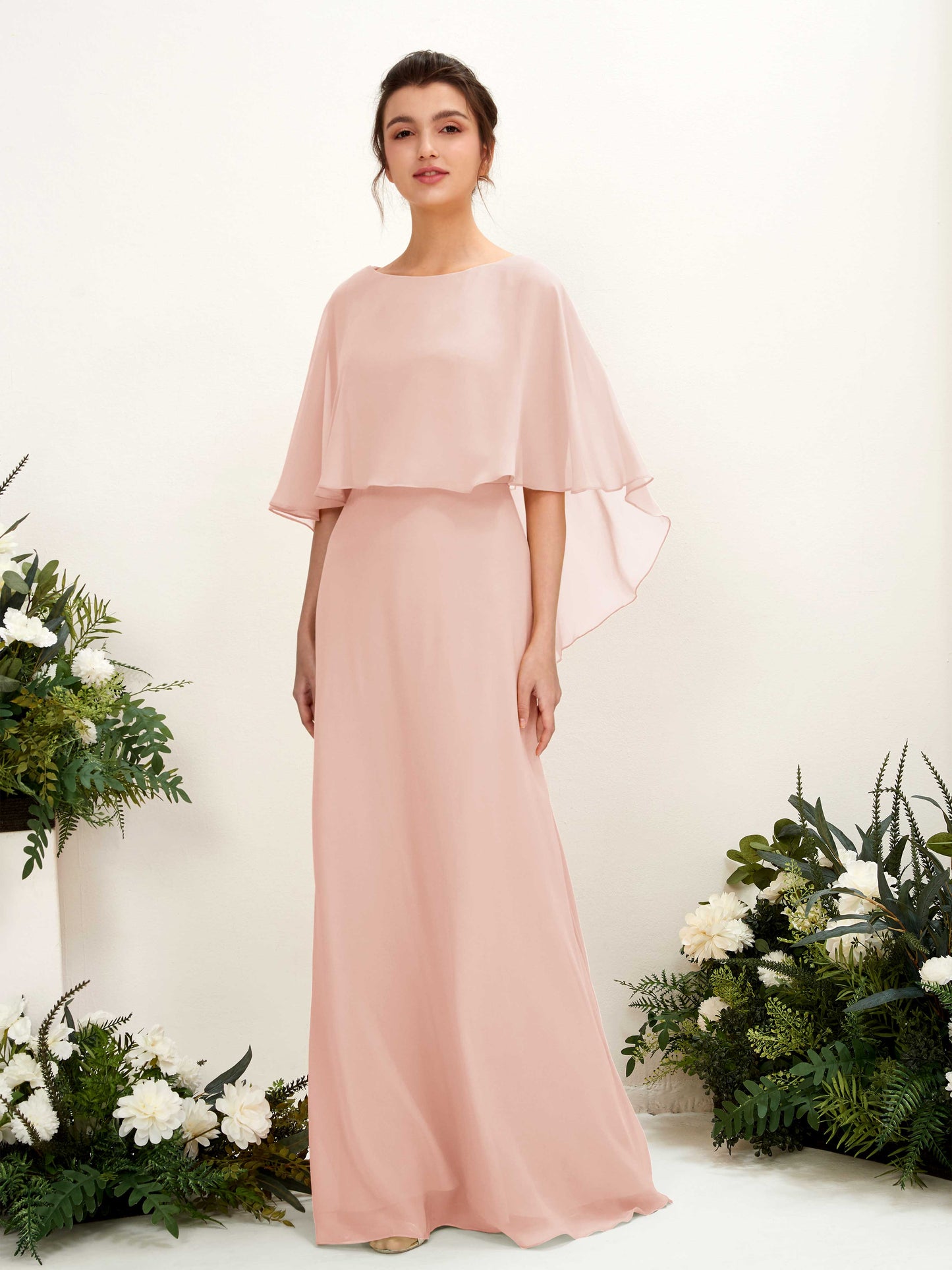 Savin Pearl Pink Sleeveless Maxi Dress